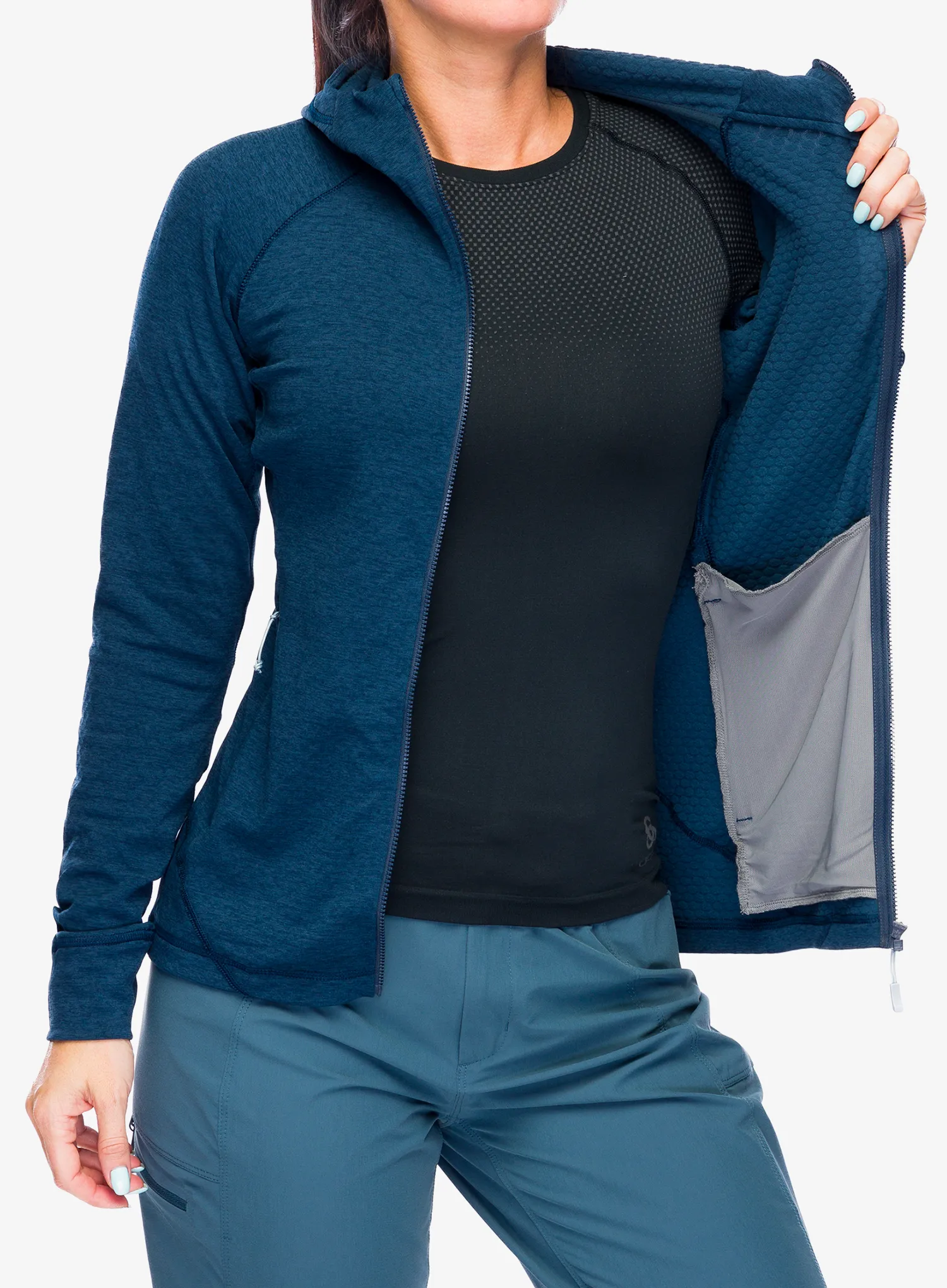 Кофта з каптуром жіноча Rab Nexus Hoody - deep ink