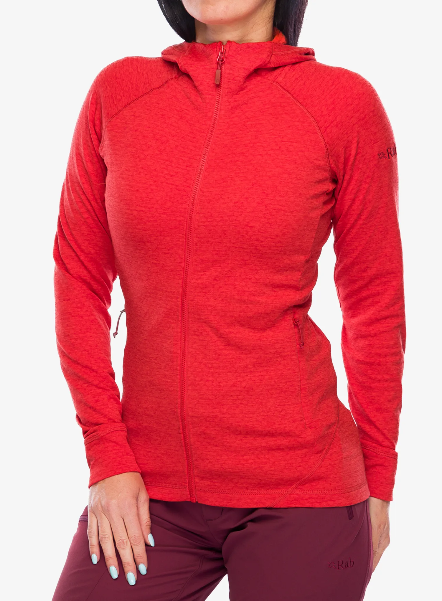 Кофта з каптуром жіноча Rab Nexus Hoody - red grapefruit