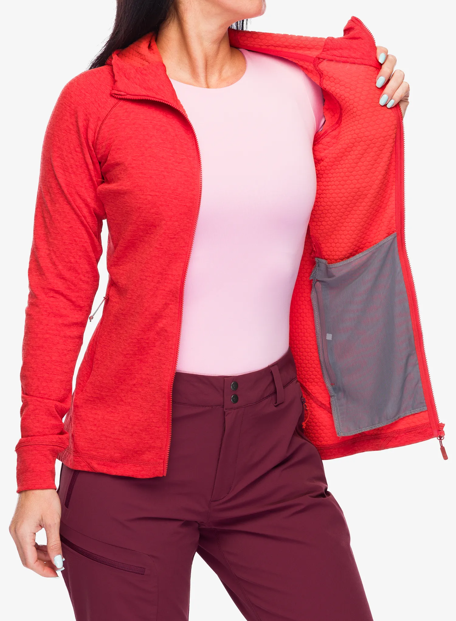 Кофта з каптуром жіноча Rab Nexus Hoody - red grapefruit