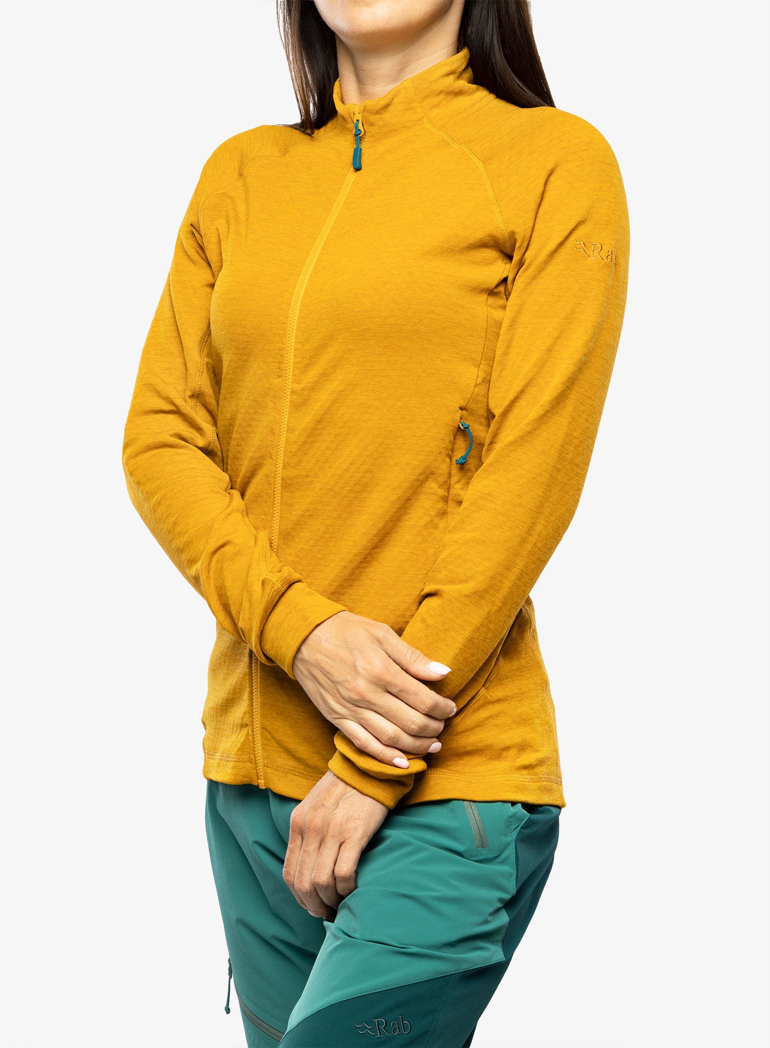 Кофта на замку жіноча Rab Nexus Jacket  - dark butternut