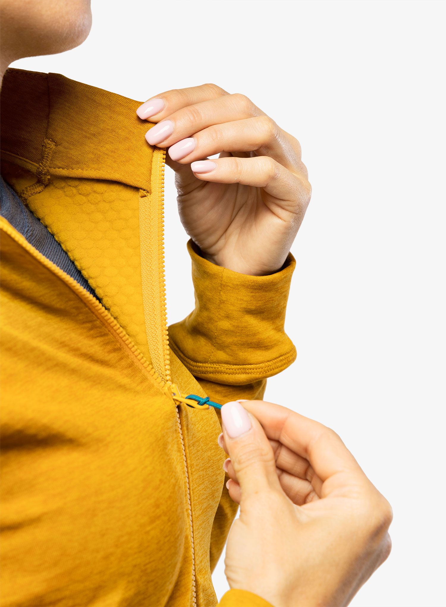 Кофта на замку жіноча Rab Nexus Jacket  - dark butternut