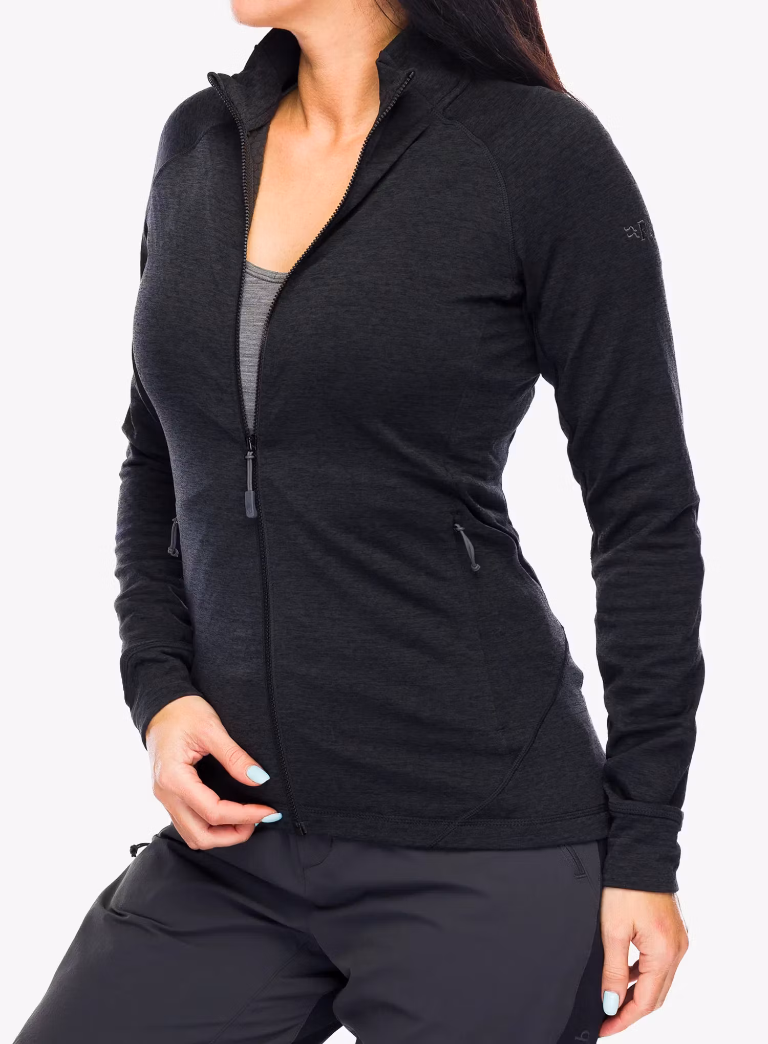 Кофта на замку жіноча Rab Nexus Jacket - black