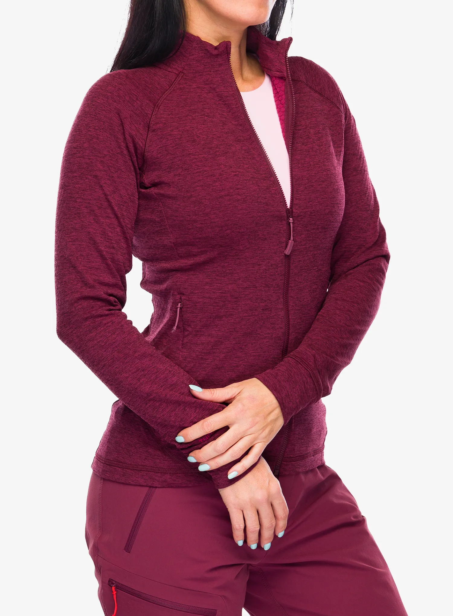 Кофта на замку жіноча Rab Nexus Jacket - deep heather
