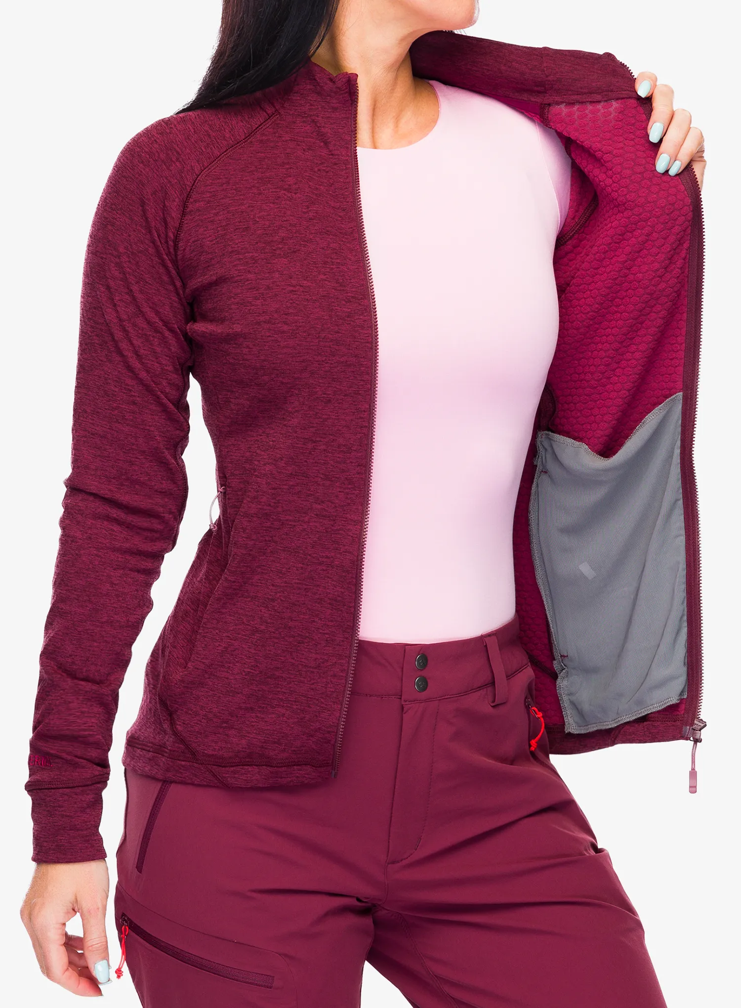 Кофта на замку жіноча Rab Nexus Jacket - deep heather