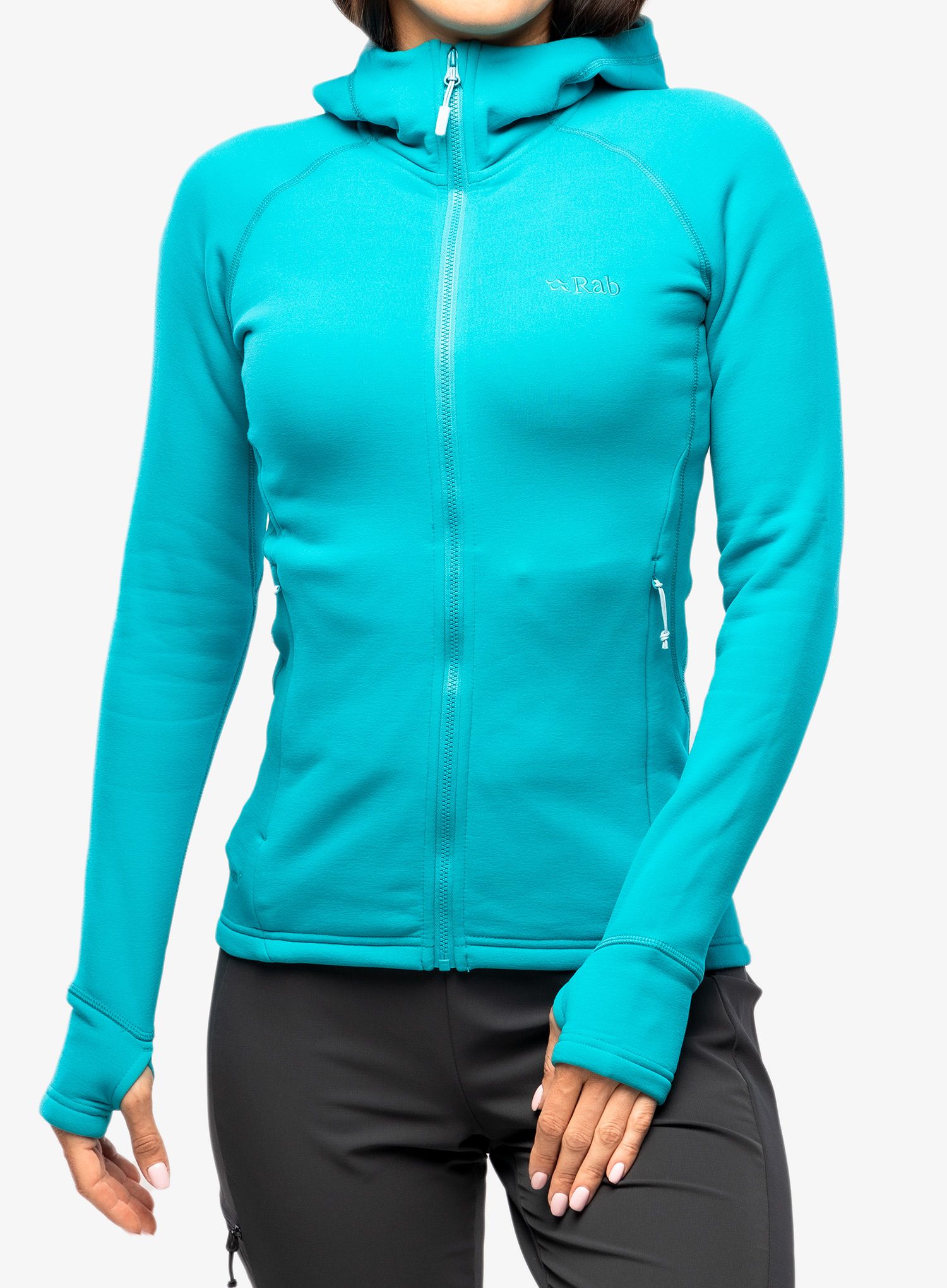 Фліска жіноча Rab Power Stretch Pro Jacket - aquamarine
