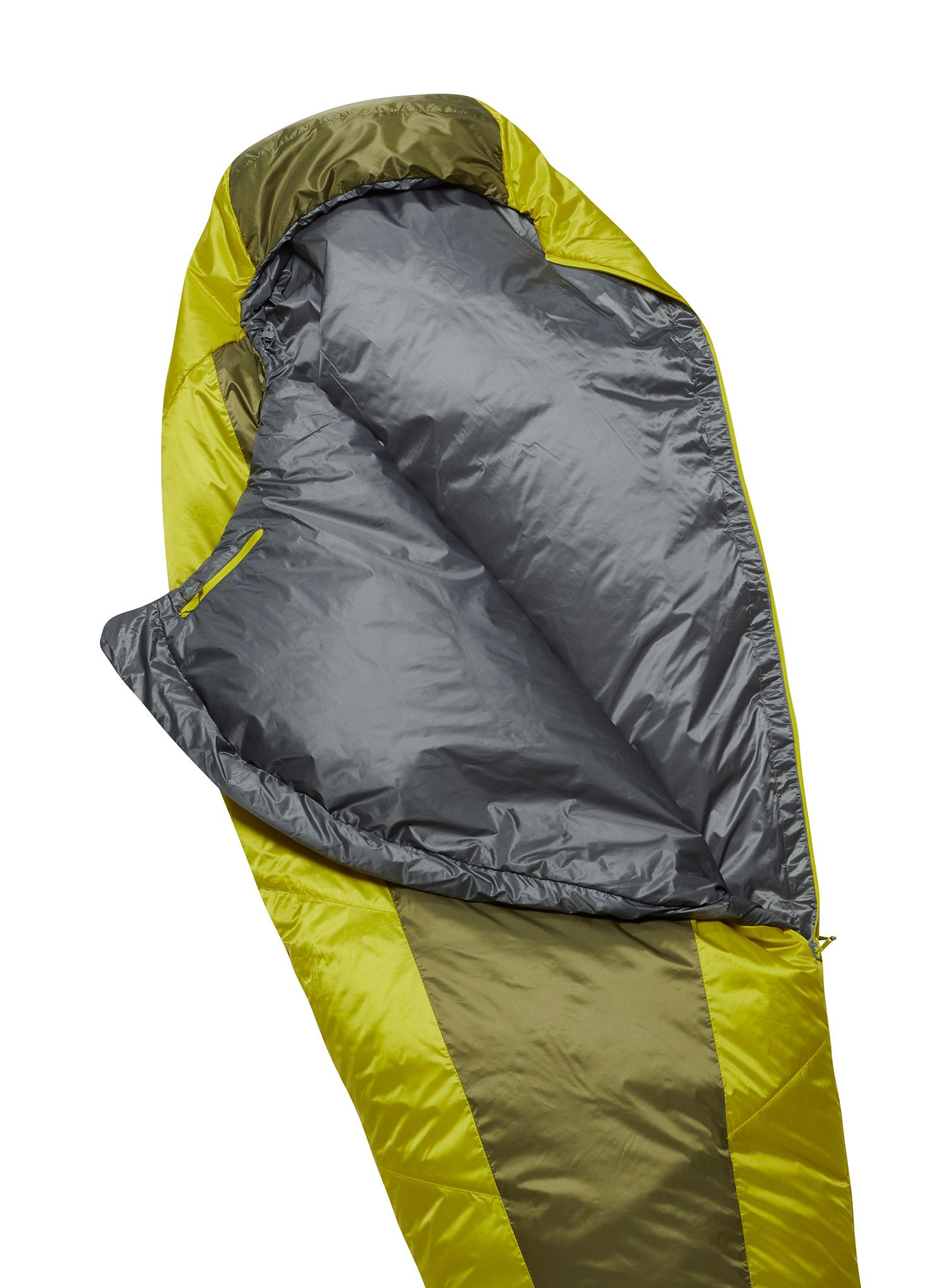 Спальний мішок синтетичний Rab Solar Eco 0 (185 cm) - chlorite green