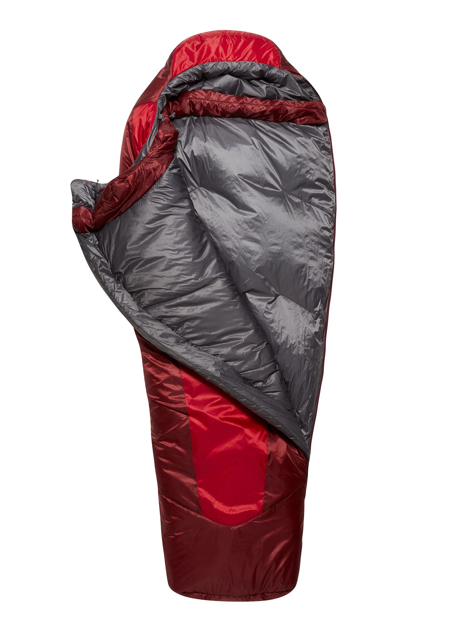 Спальний мішок жіночий Rab Solar Eco 3 (170 cm) - ascent red