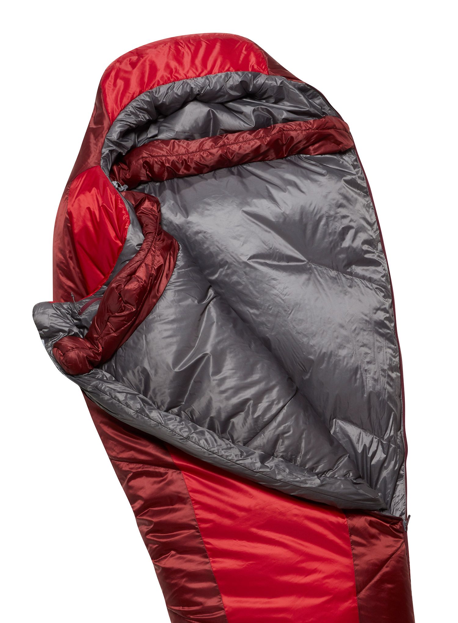 Спальний мішок жіночий Rab Solar Eco 3 (170 cm) - ascent red