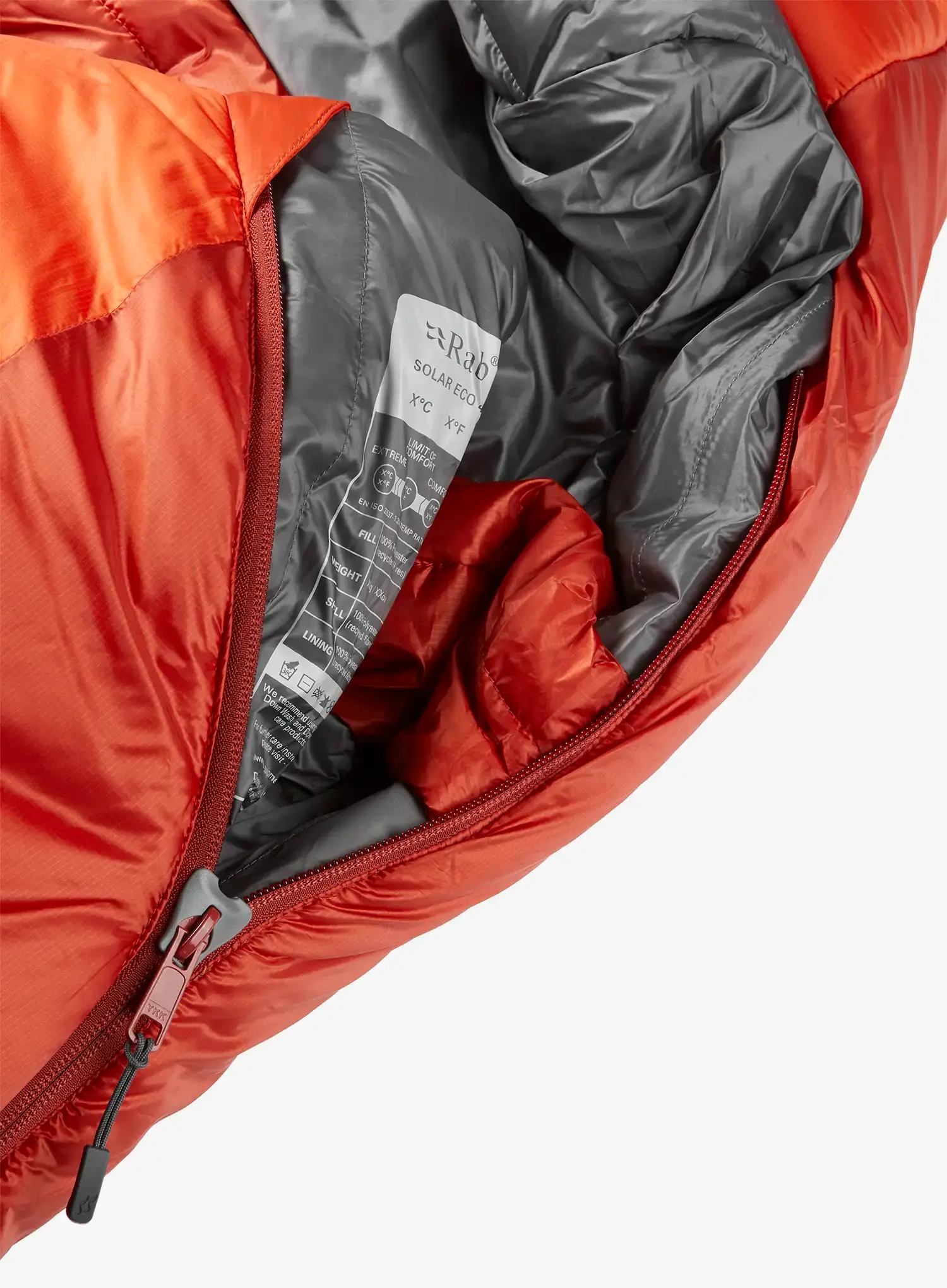 Спальний мішок синтетичний Rab Solar Eco 4 (185 cm) - firecracker