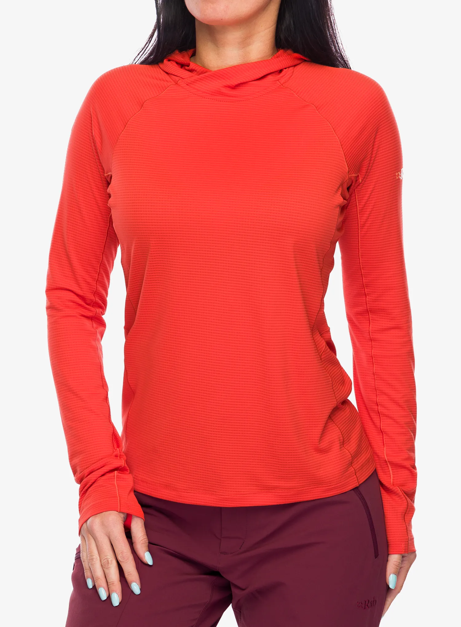 Термокофта жіноча Rab Sonic Hoody - red grapefruit