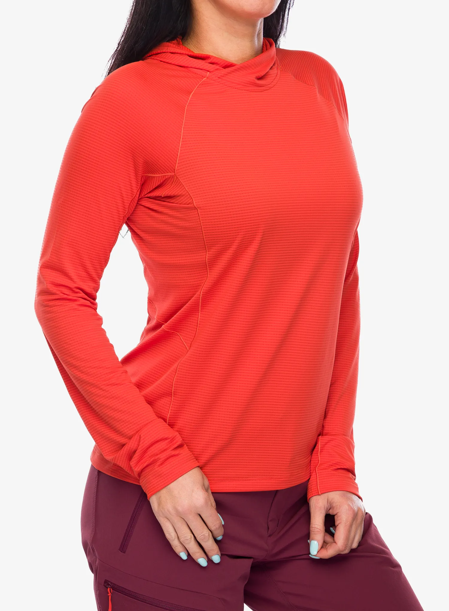 Термокофта жіноча Rab Sonic Hoody - red grapefruit