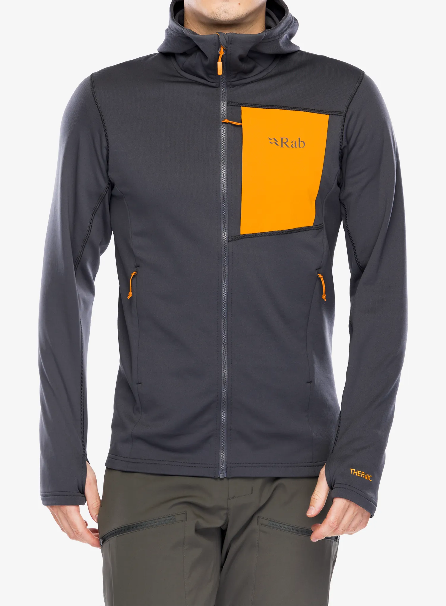 Кофта з каптуром Rab Superflux Hoody - graphene