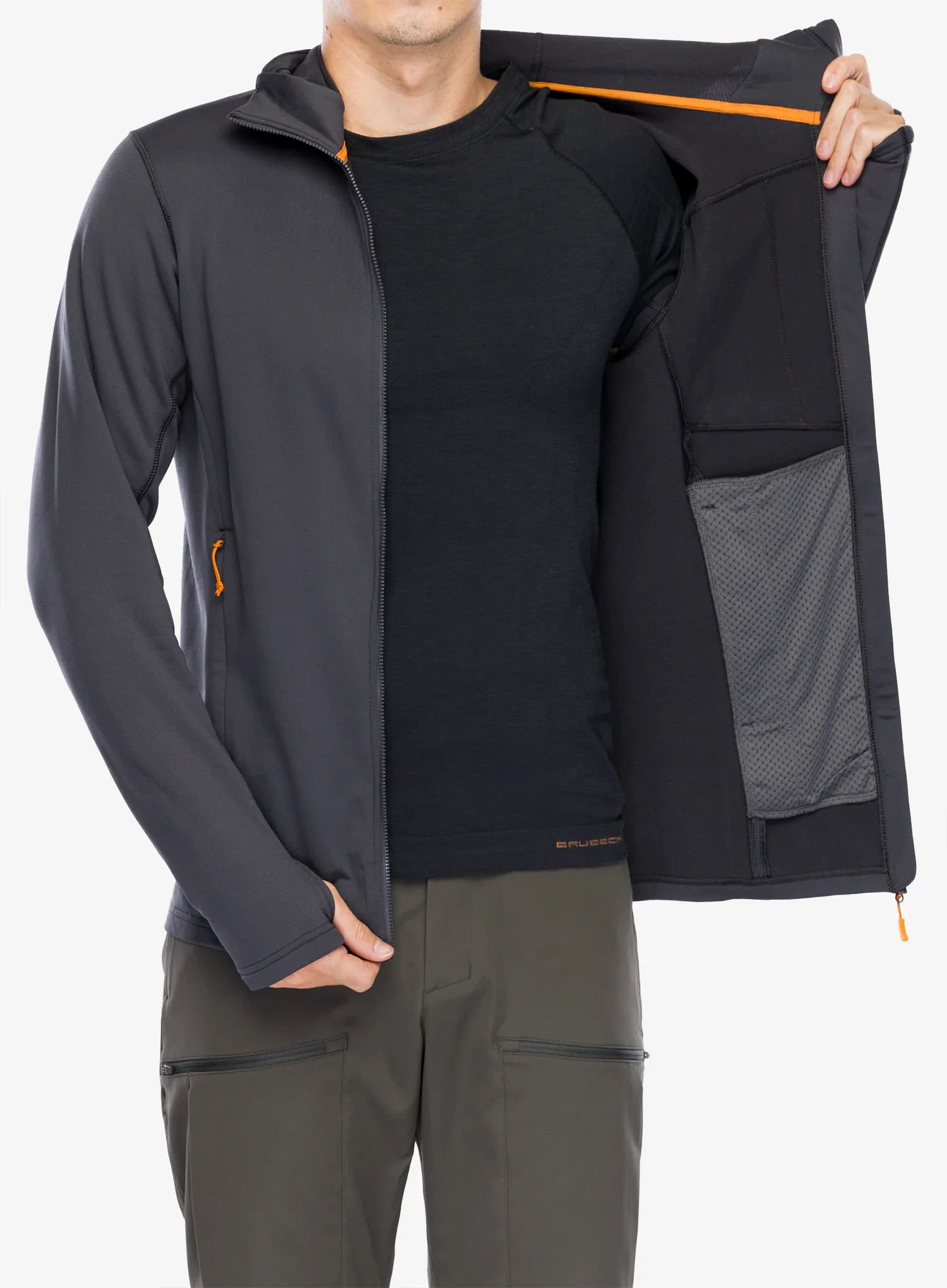 Кофта з каптуром Rab Superflux Hoody - graphene