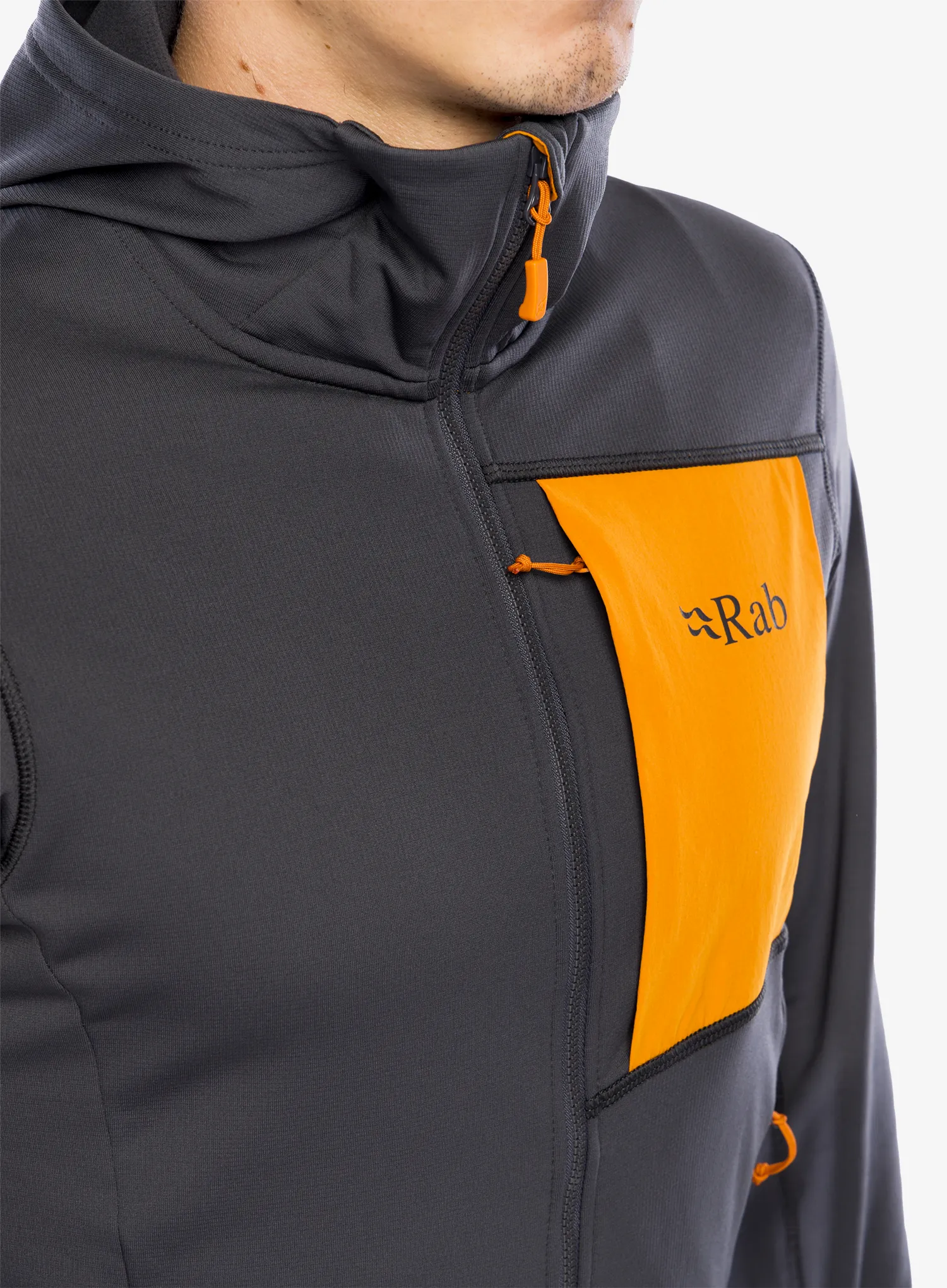 Кофта з каптуром Rab Superflux Hoody - graphene