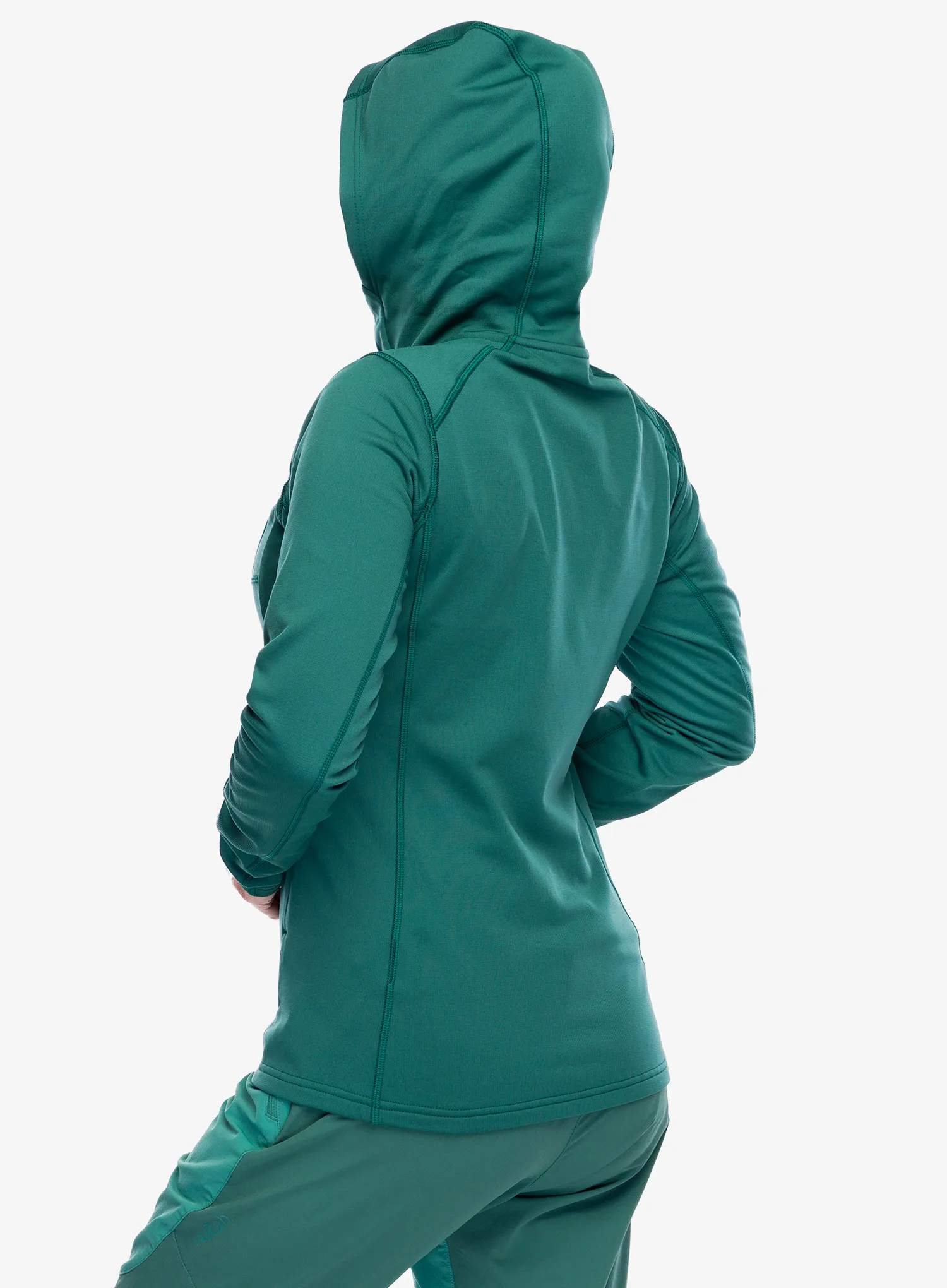 Кофта з каптуром жіноча Rab Superflux Hoody - green slate