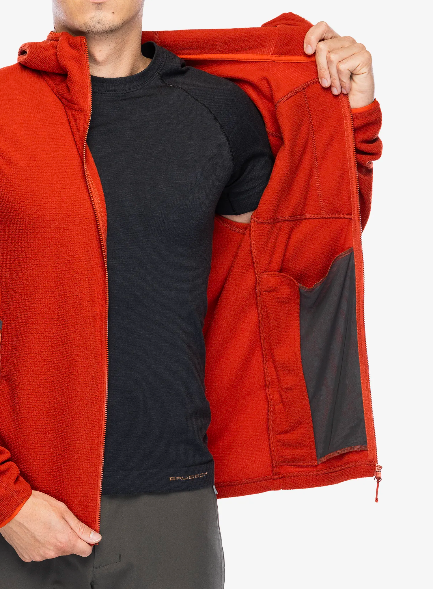 Кофта з каптуром Rab Tecton Hoody - red clay