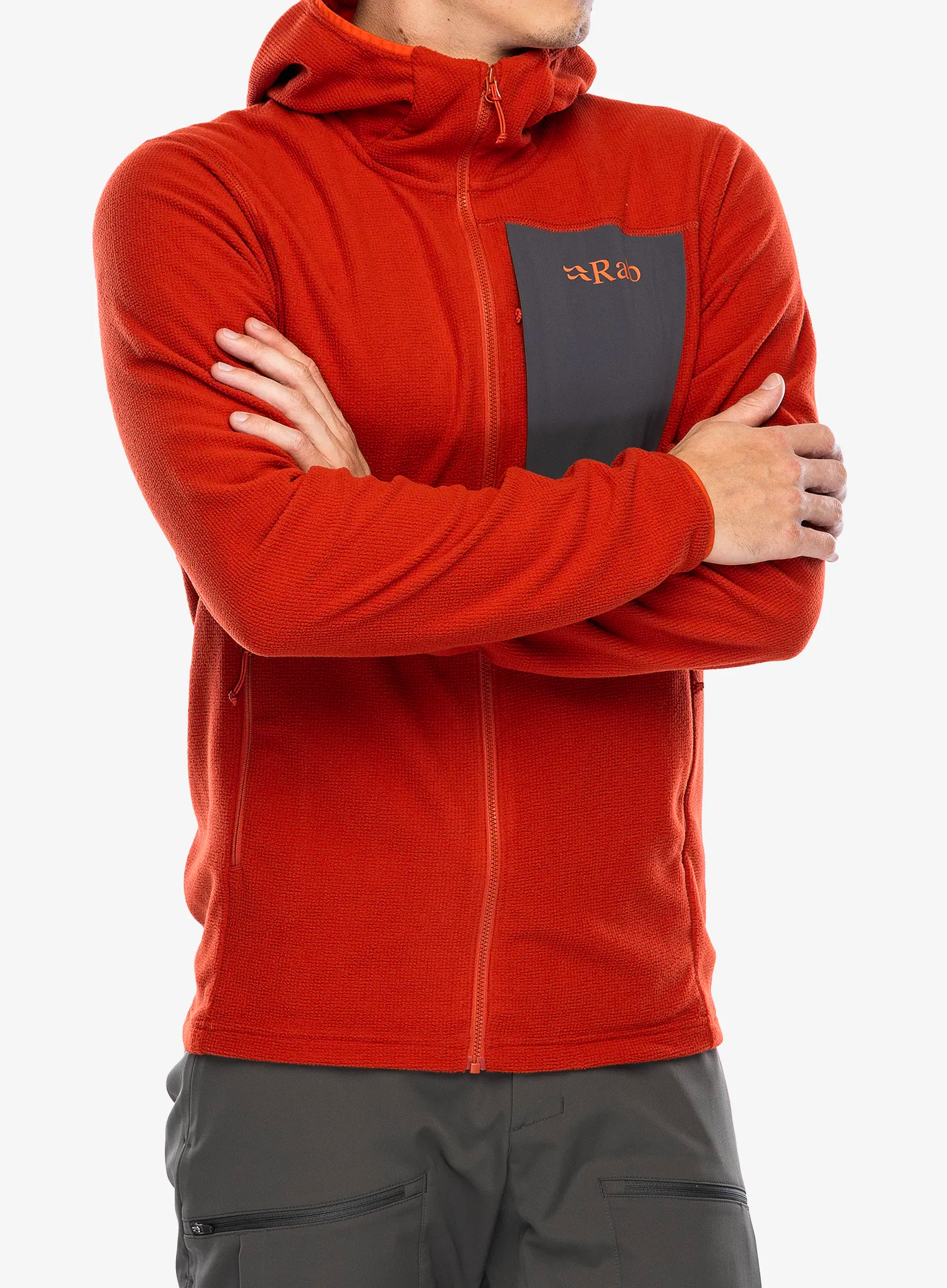 Кофта з каптуром Rab Tecton Hoody - red clay