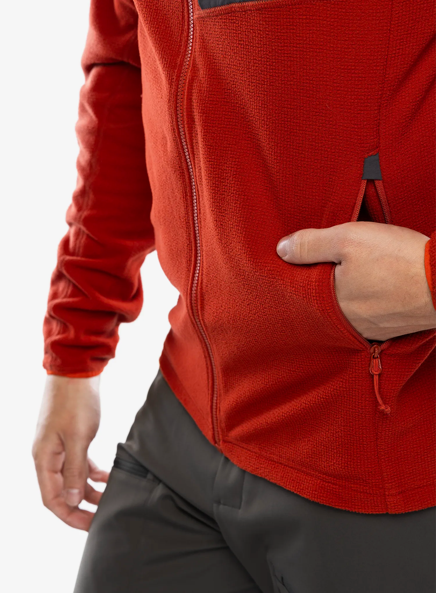 Кофта з каптуром Rab Tecton Hoody - red clay