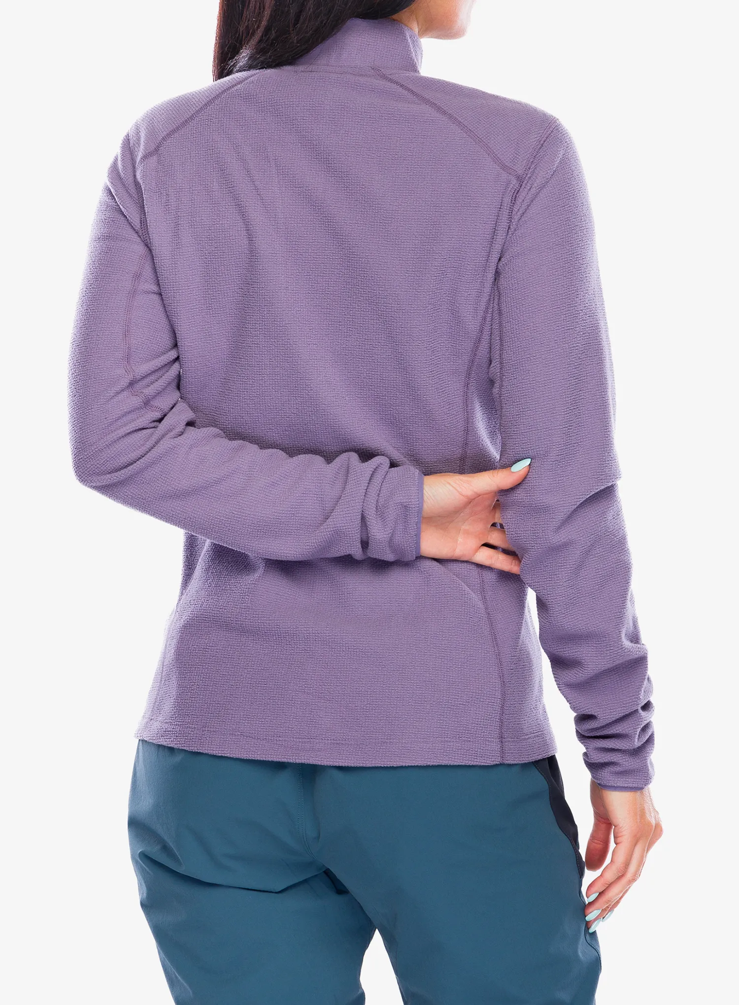 Кофта на замку жіноча Rab Tecton Jacket - purple sage