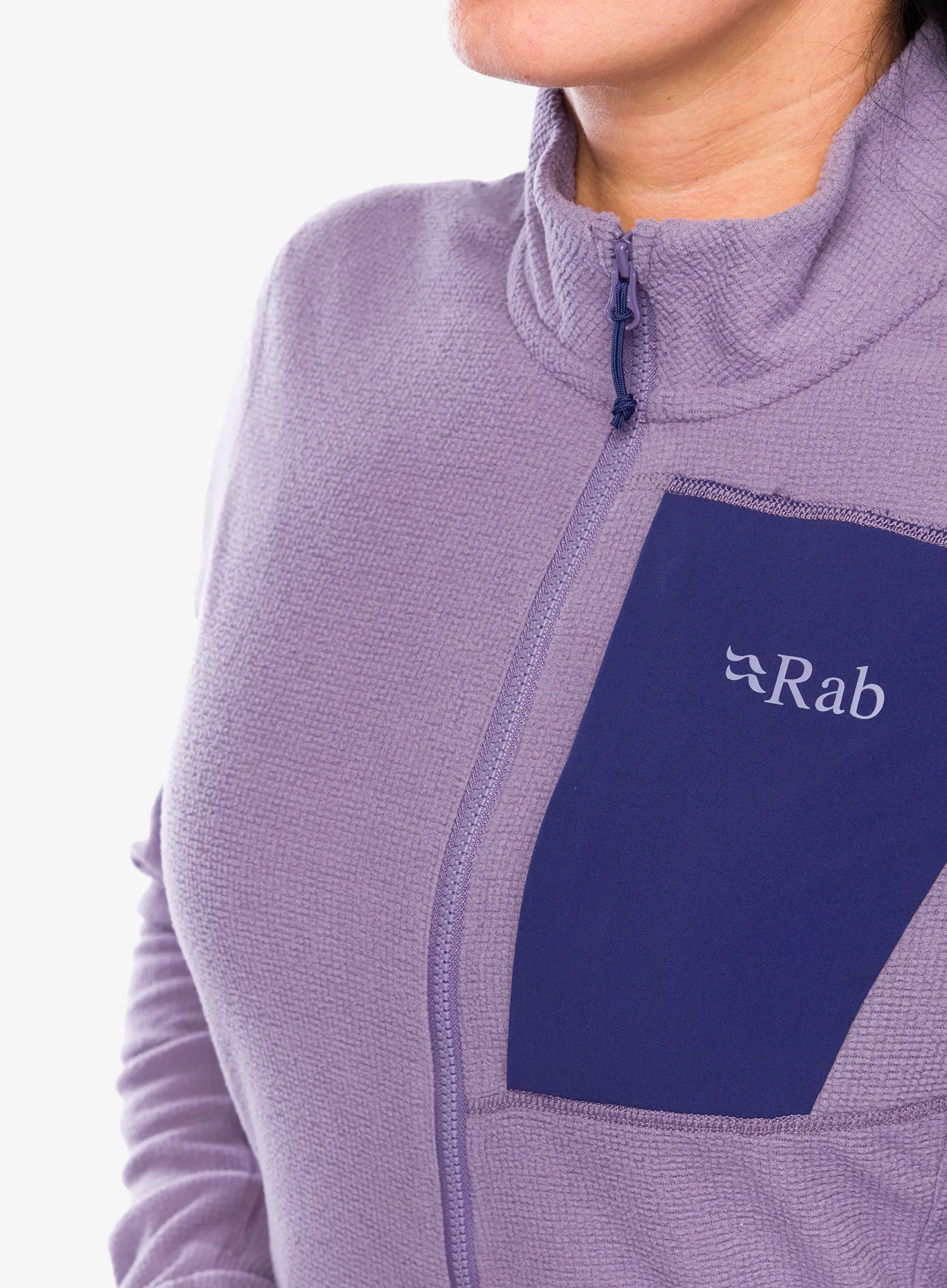 Кофта на замку жіноча Rab Tecton Jacket - purple sage