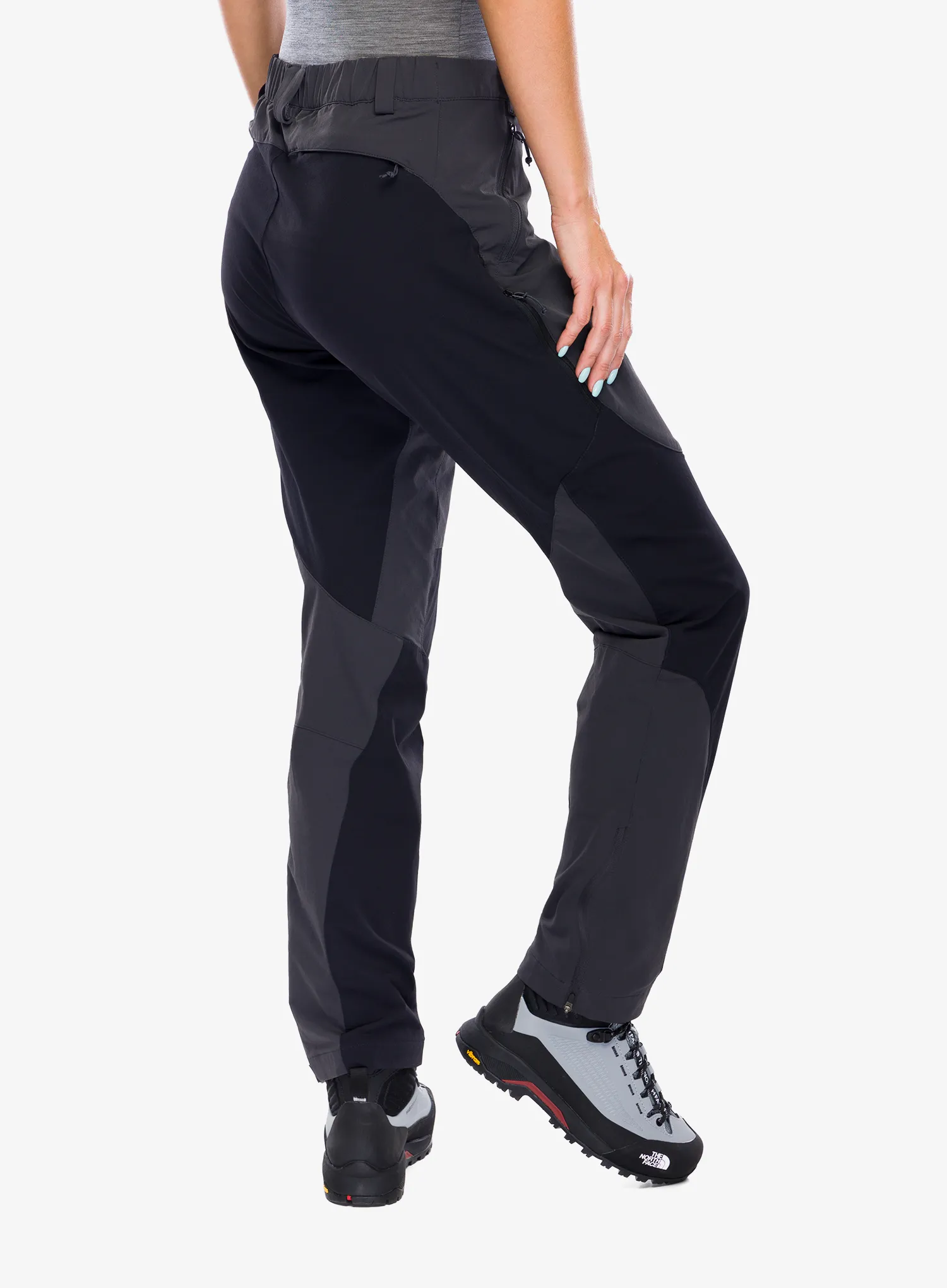 Штани трекінгові жіночі Rab Torque Mountain Pants - anthracite/black