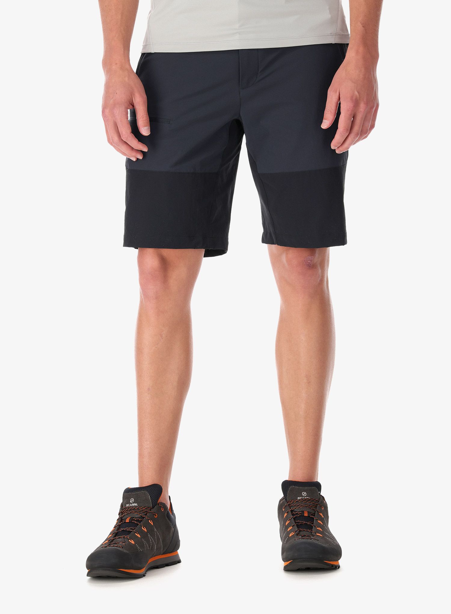 Шорти туристичні Rab Torque Mountain Shorts - beluga/black