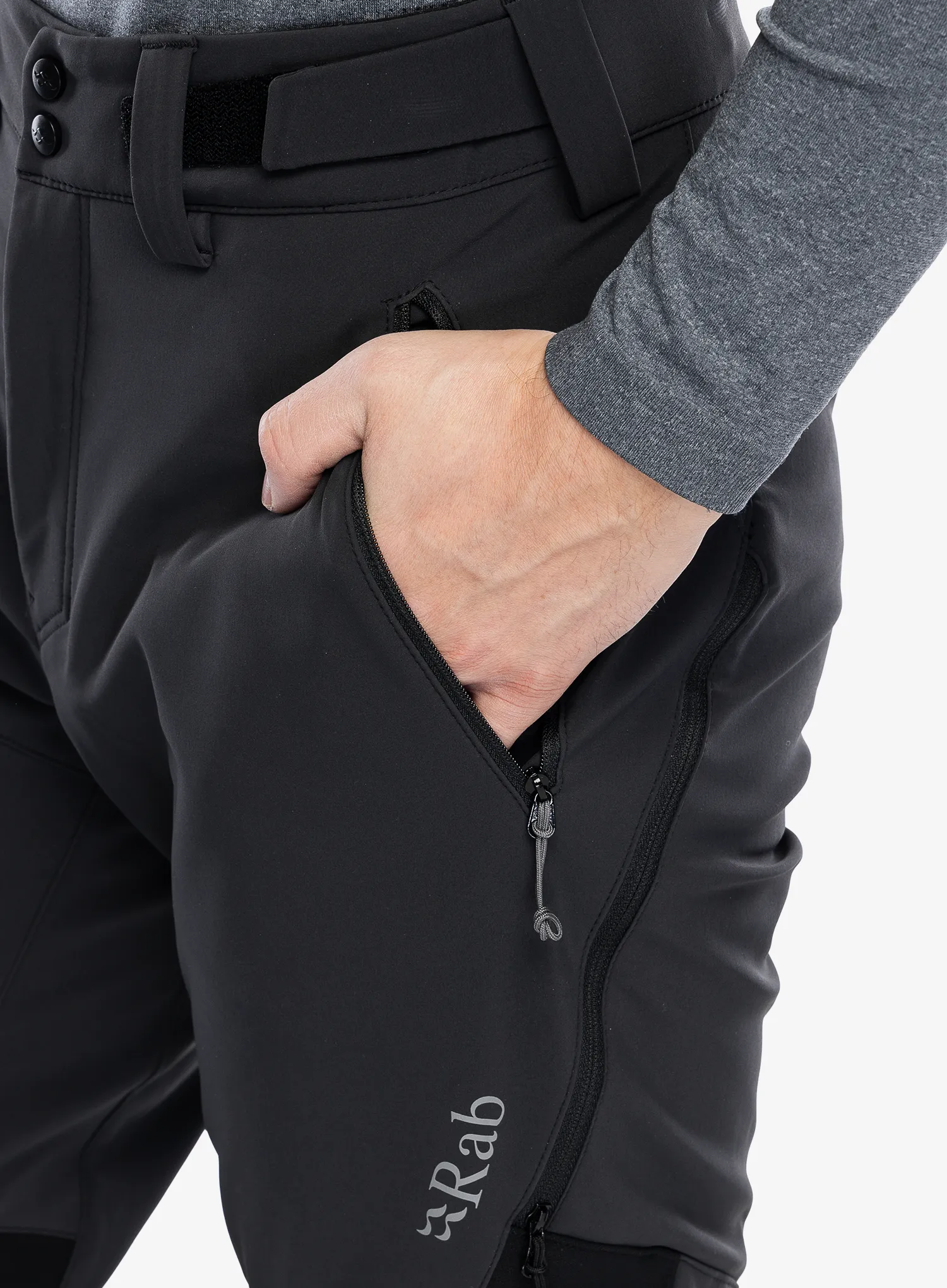 Штани softshell Rab Torque Winter Pants - black