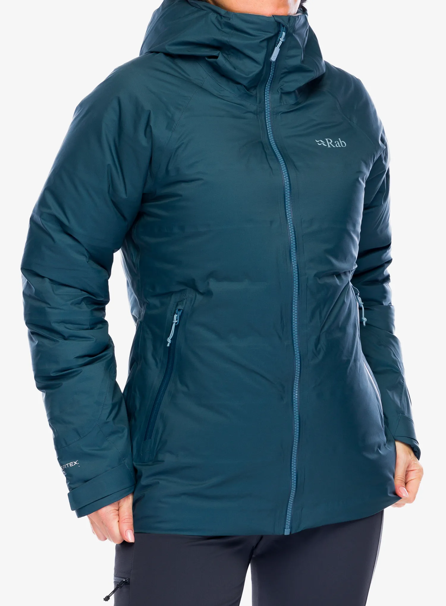 Пуховик жіноча Rab Valiance Jacket - orion blue