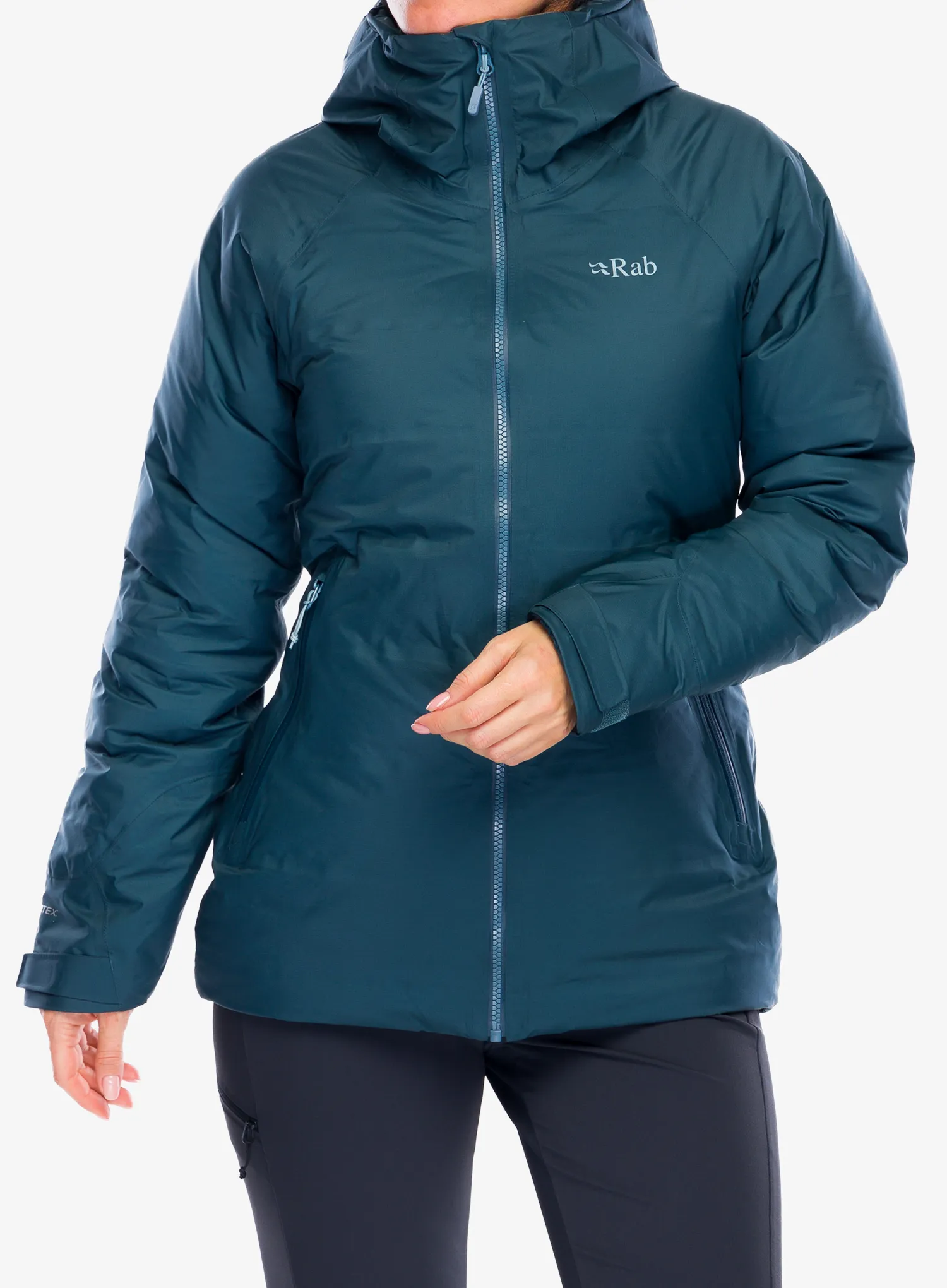 Пуховик жіноча Rab Valiance Jacket - orion blue