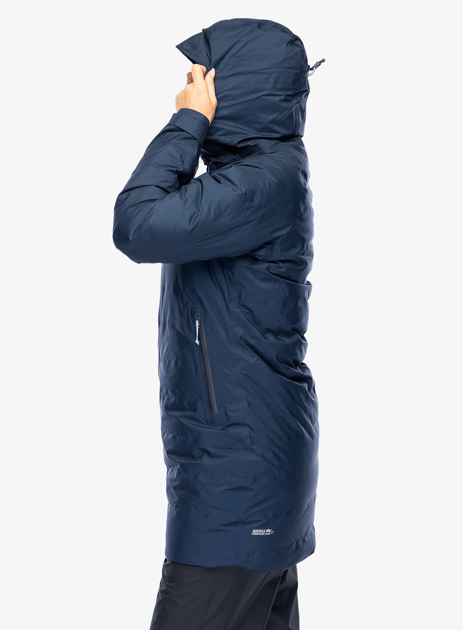 Плащ пуховий жіночий Rab Valiance Parka - deep ink