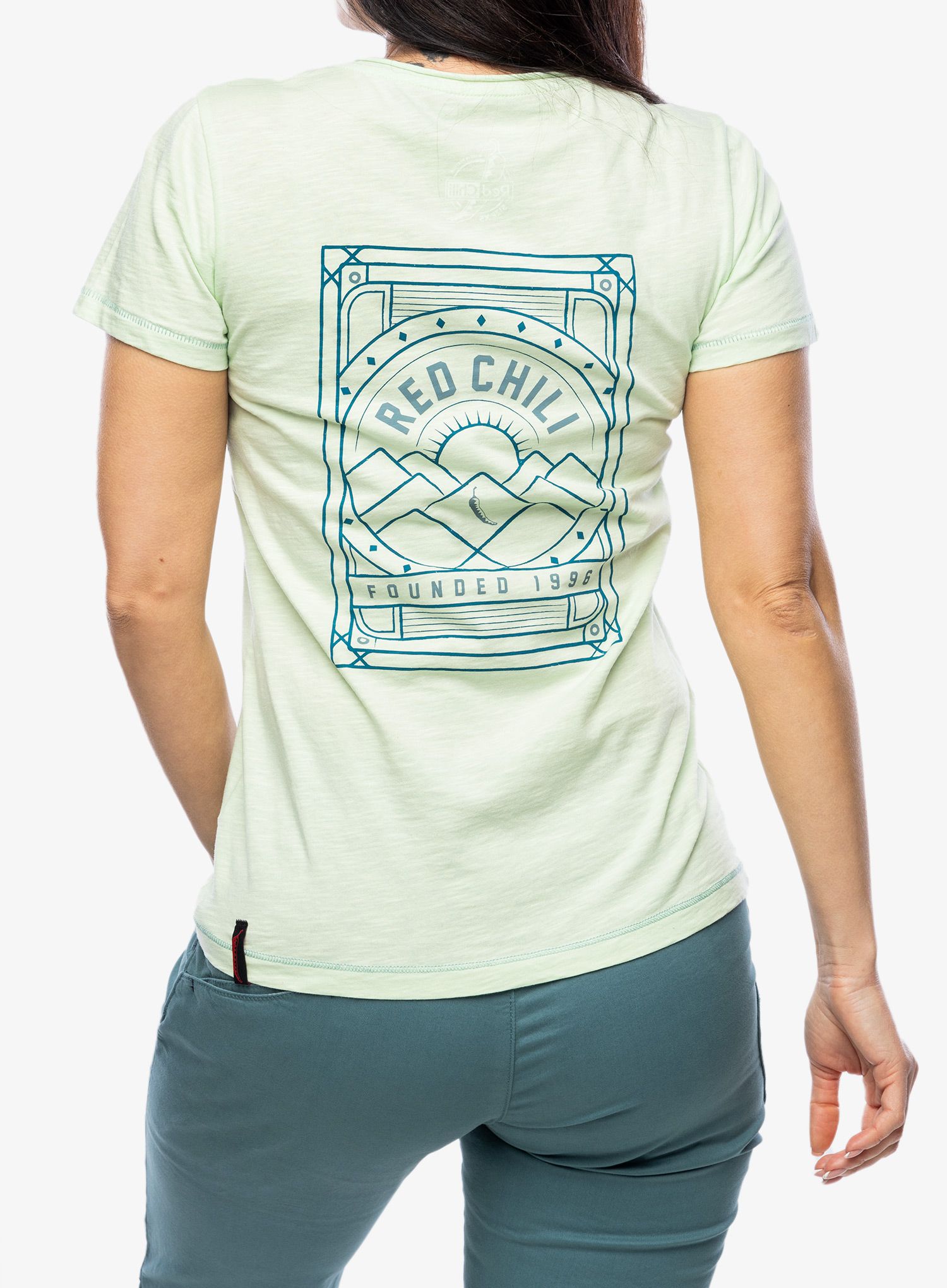 Футболка з принтом жіноча Red Chilli Wo Satori T-Shirt III - pastel green