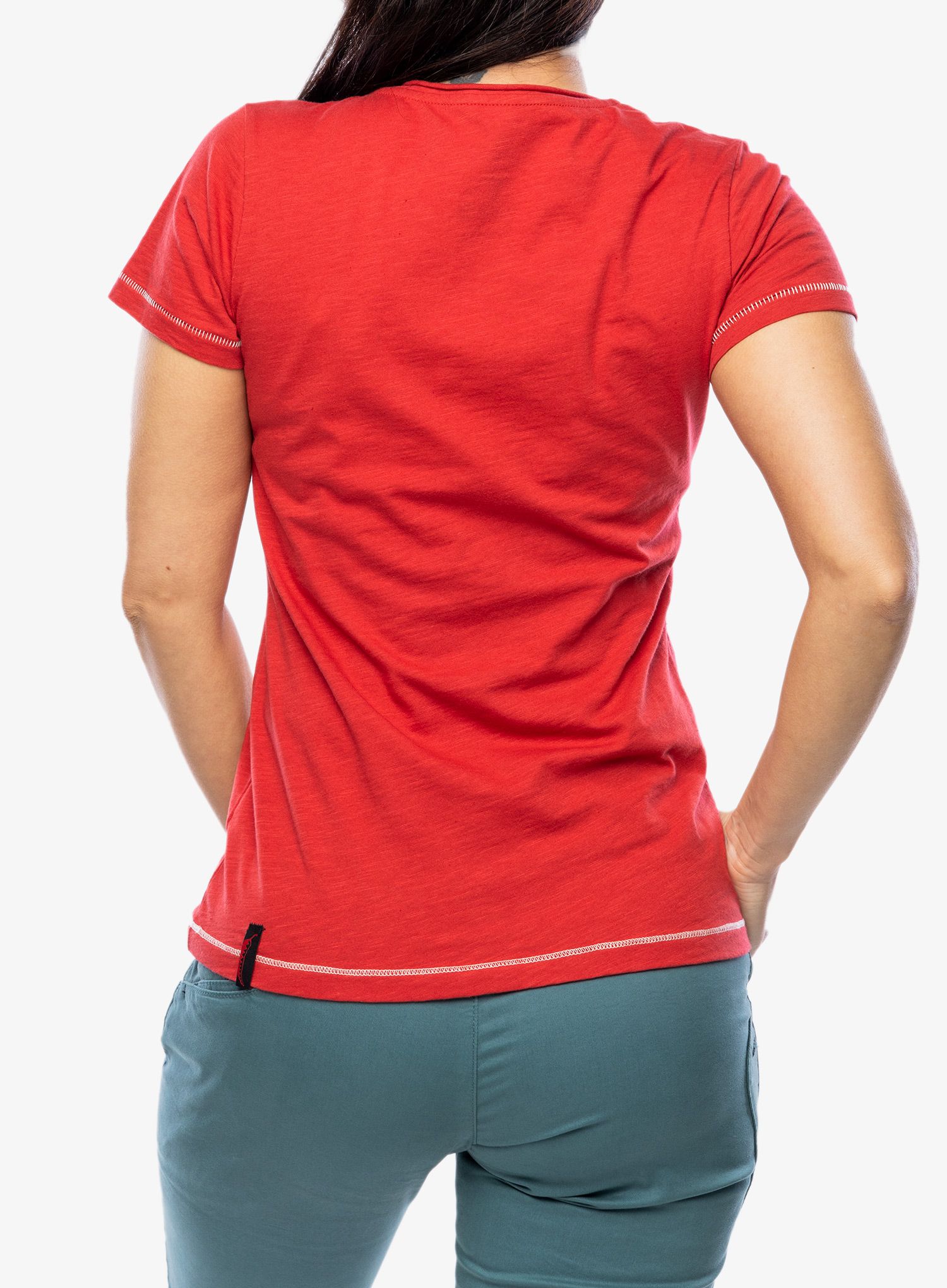 Футболка для скелелазіння жіноча Red Chilli Wo Satori T-Shirt III - sumac