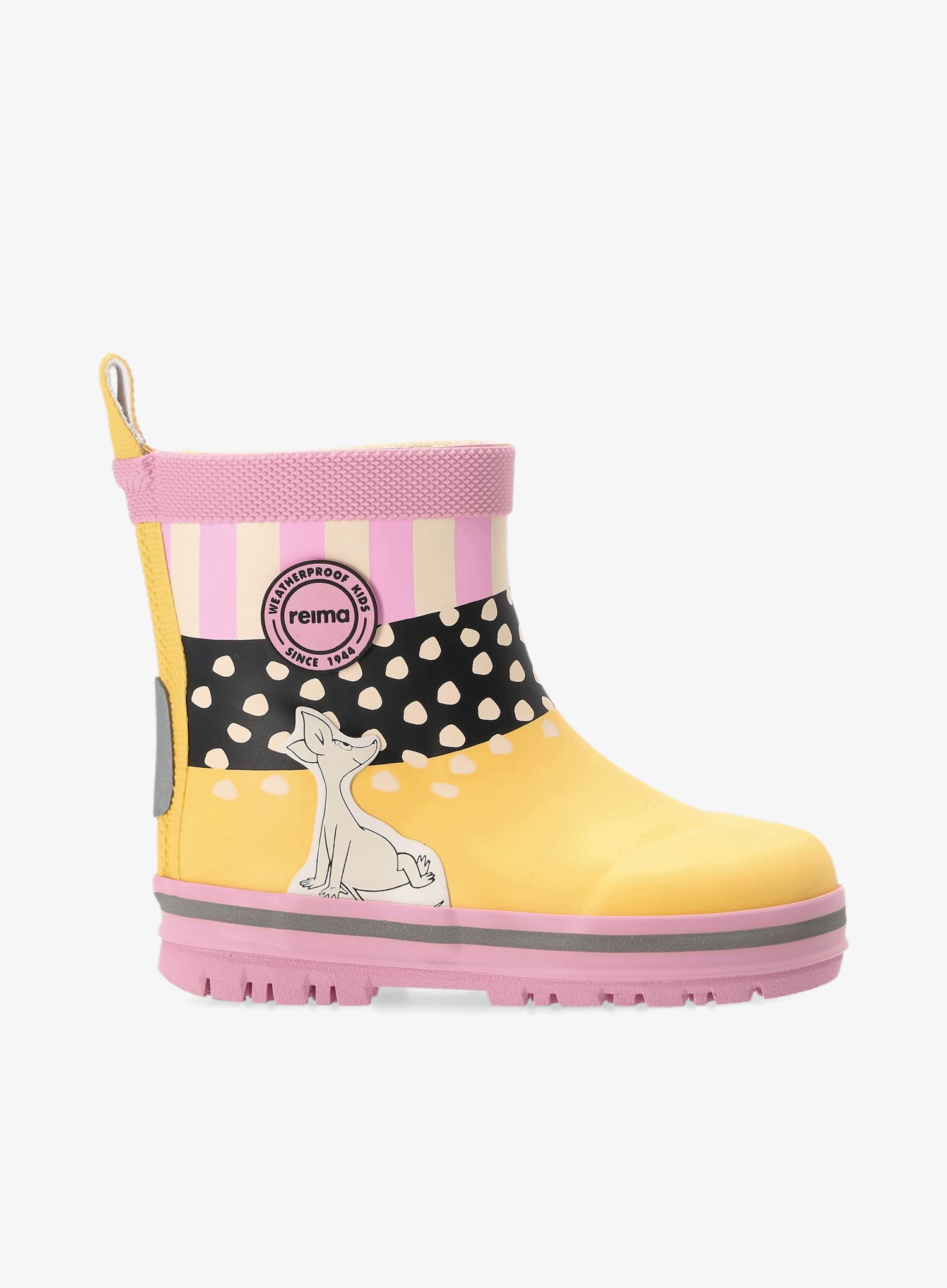 Чоботи гумові для дівчинки Reima Magisk Moomin - light orchid