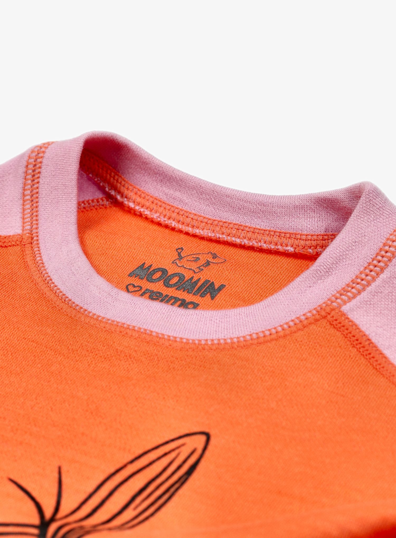 Футболка дитяча Reima Moomin Tindra - cantaloupe orange