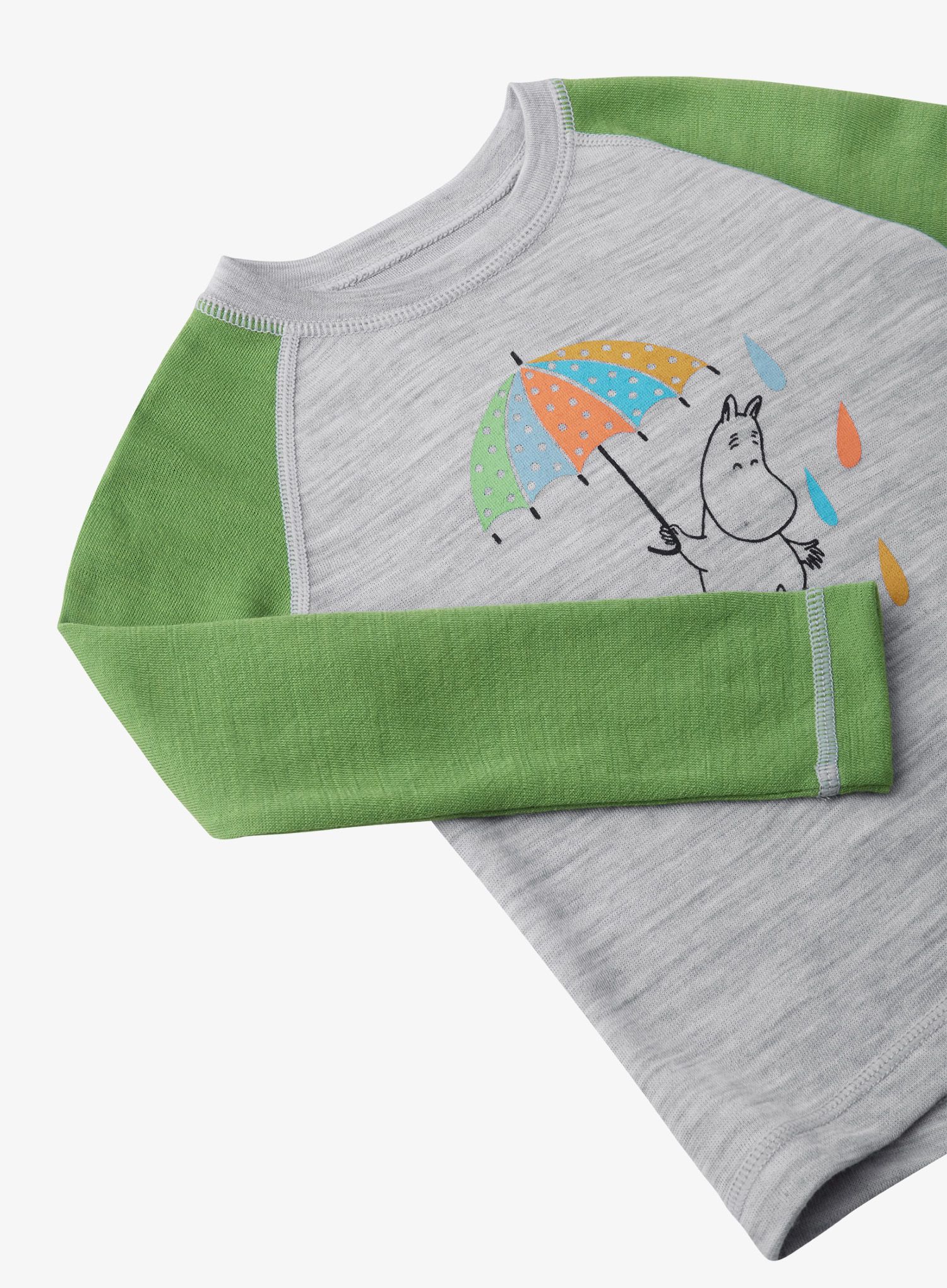 Футболка дитяча Reima Moomin Tindra - melange grey