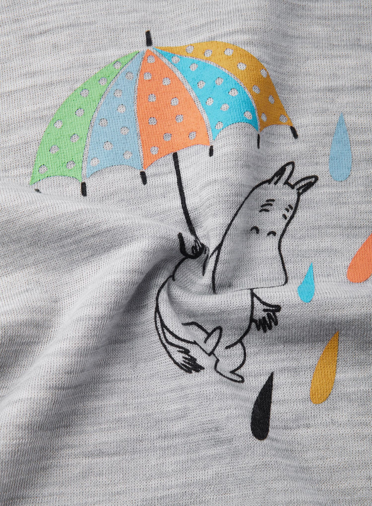 Футболка дитяча Reima Moomin Tindra - melange grey