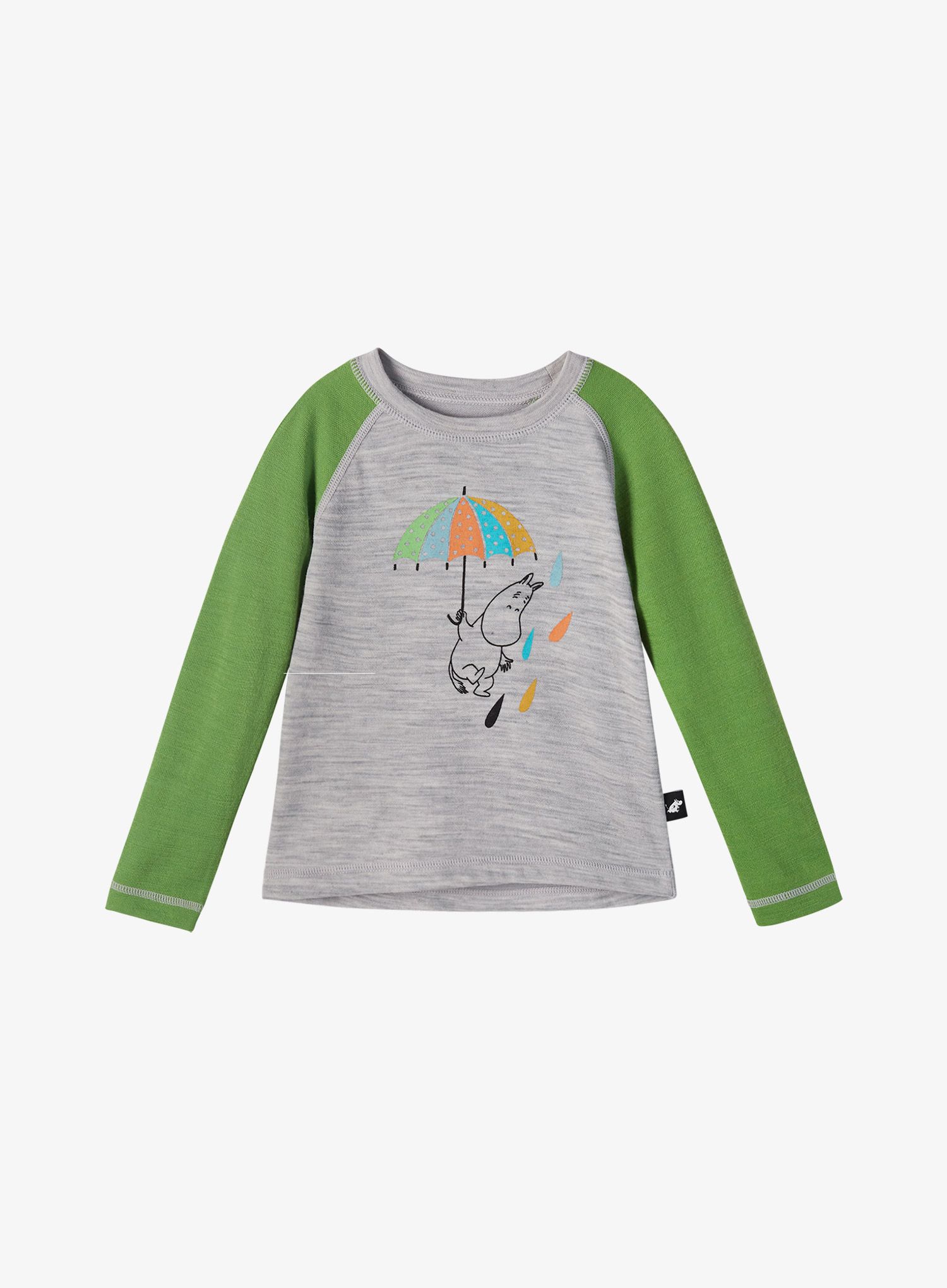 Футболка дитяча Reima Moomin Tindra - melange grey