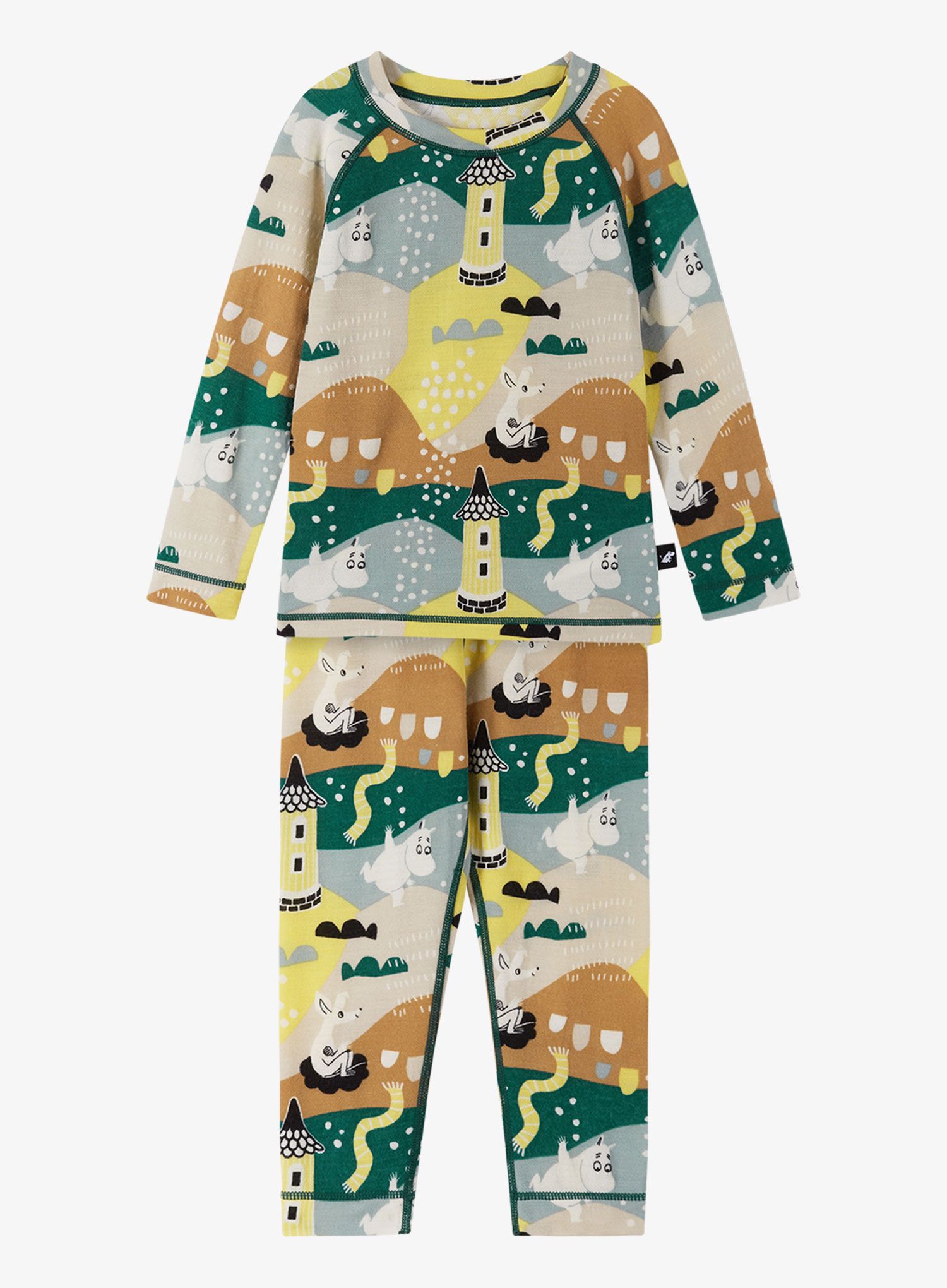 Білизна термоактивна для дітей Reima Moomin Trivsam - deeper green