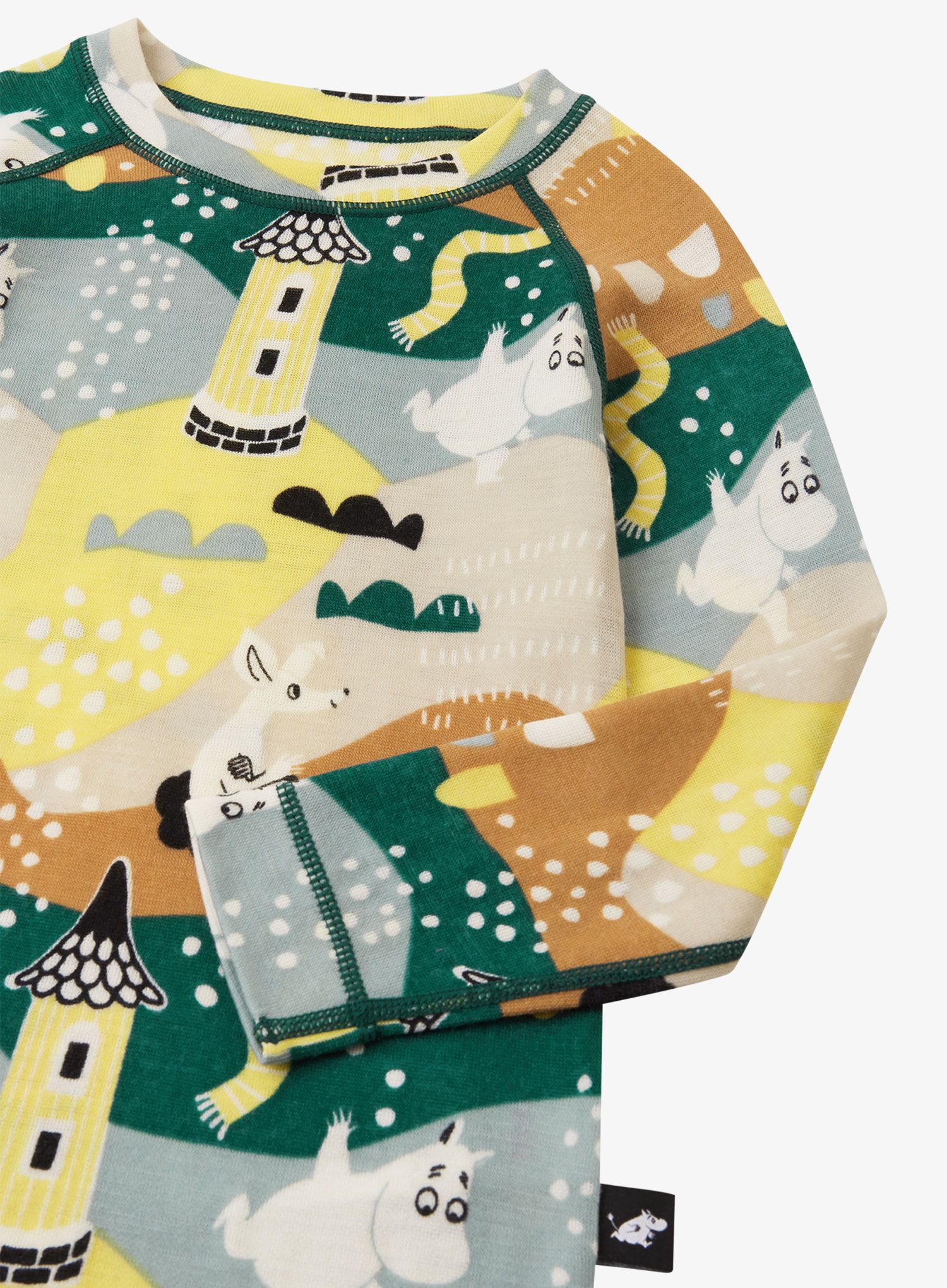 Білизна термоактивна для дітей Reima Moomin Trivsam - deeper green