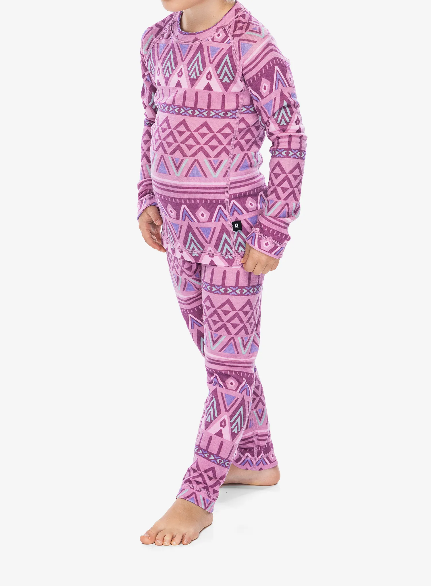 Білизна термоактивна для дівчинки Reima Taitoa - grey pink