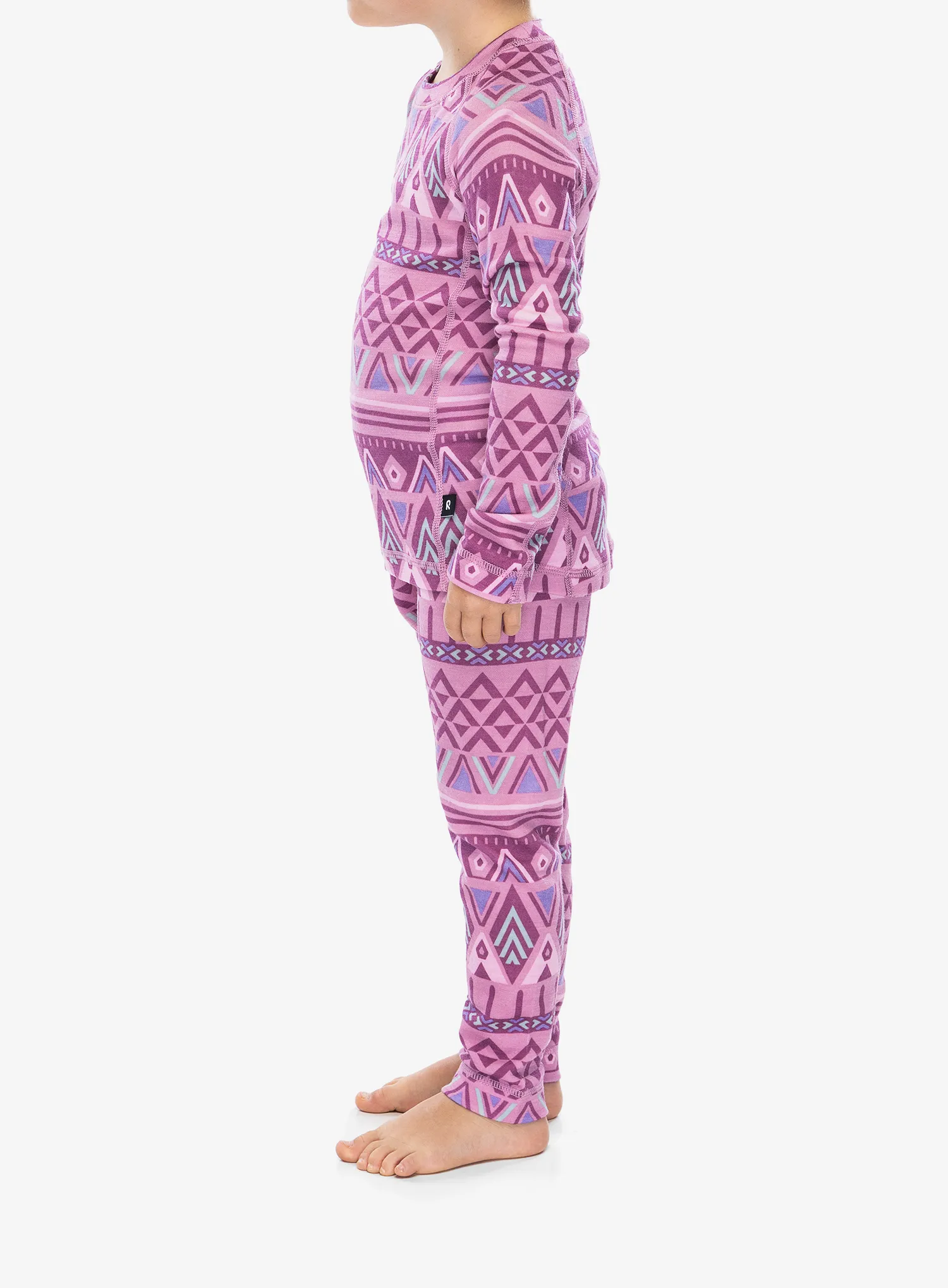 Білизна термоактивна для дівчинки Reima Taitoa - grey pink