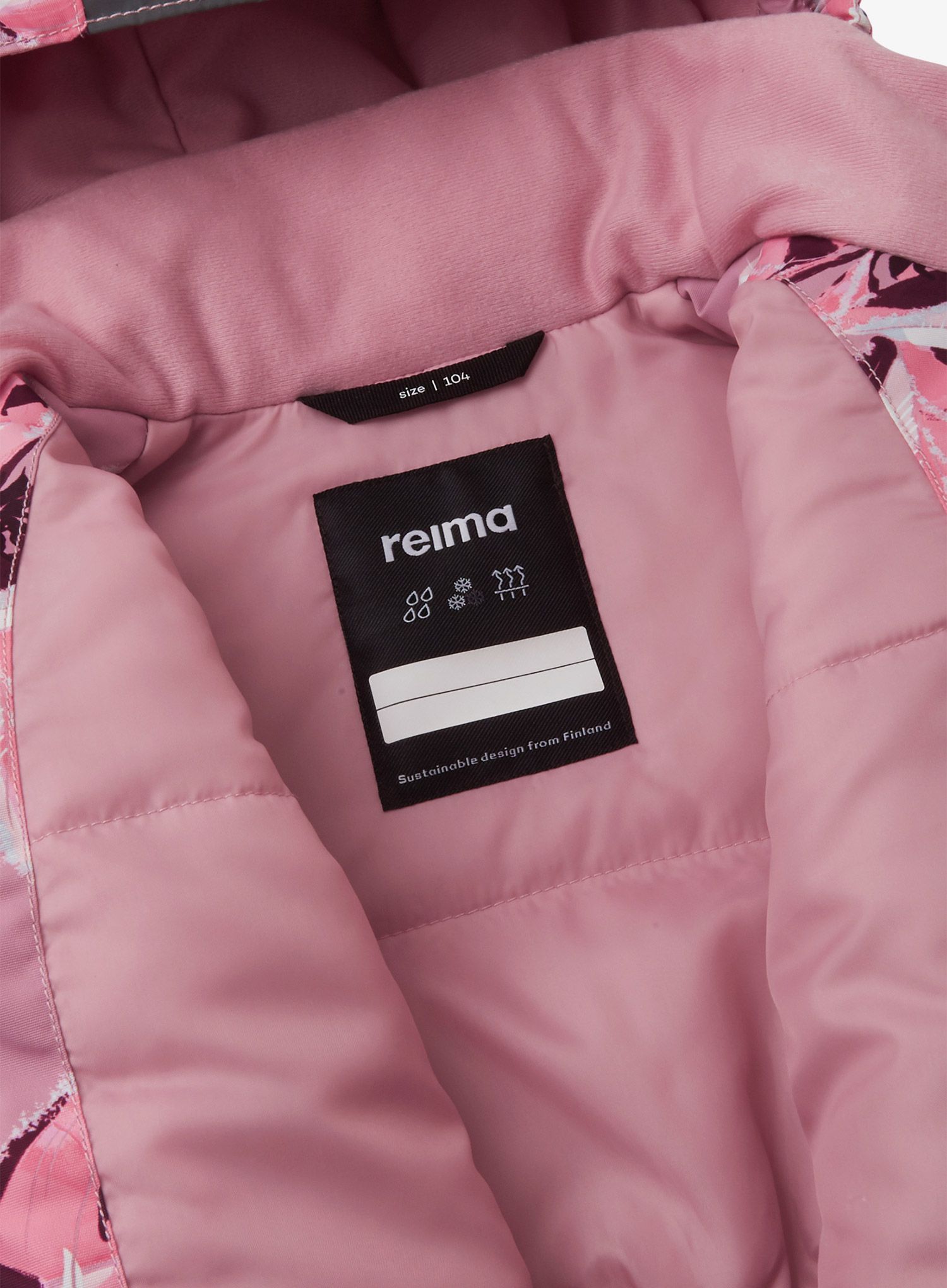 Куртка дівчача Reima Toki - grey pink
