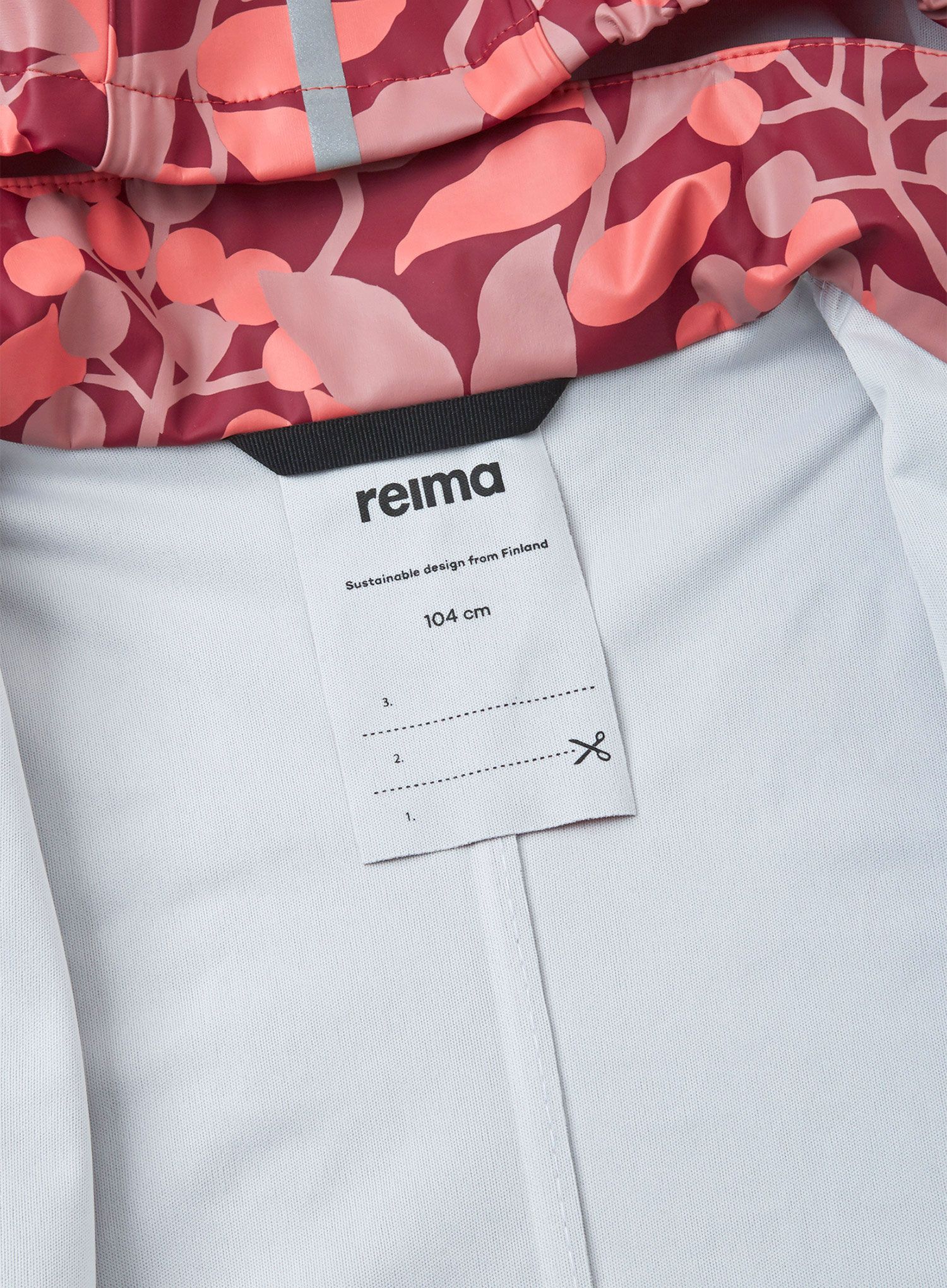Куртка дівчача Reima Vatten - jam red