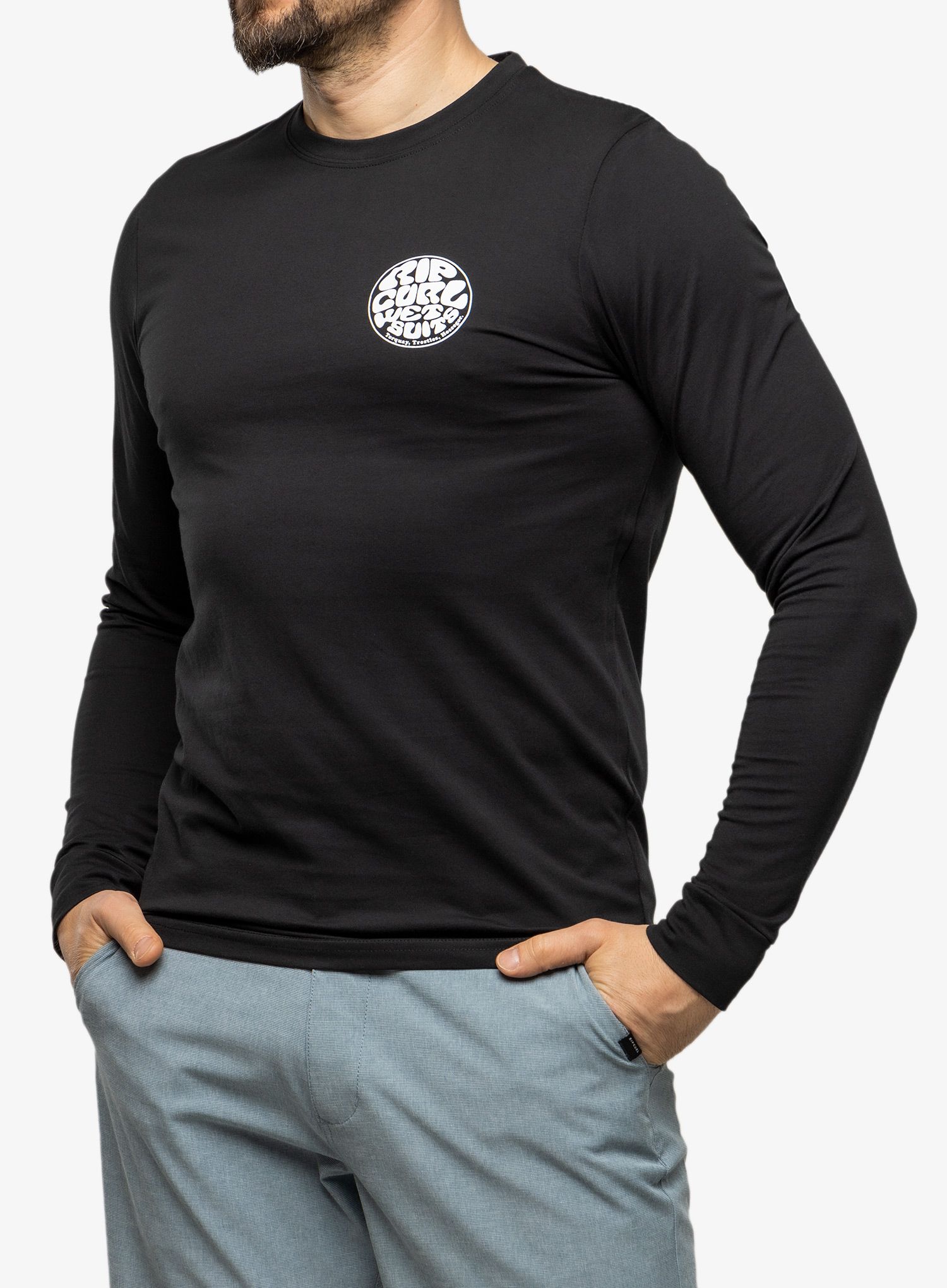 Кофта без каптура Rip Curl Icons of Surf L/S - black