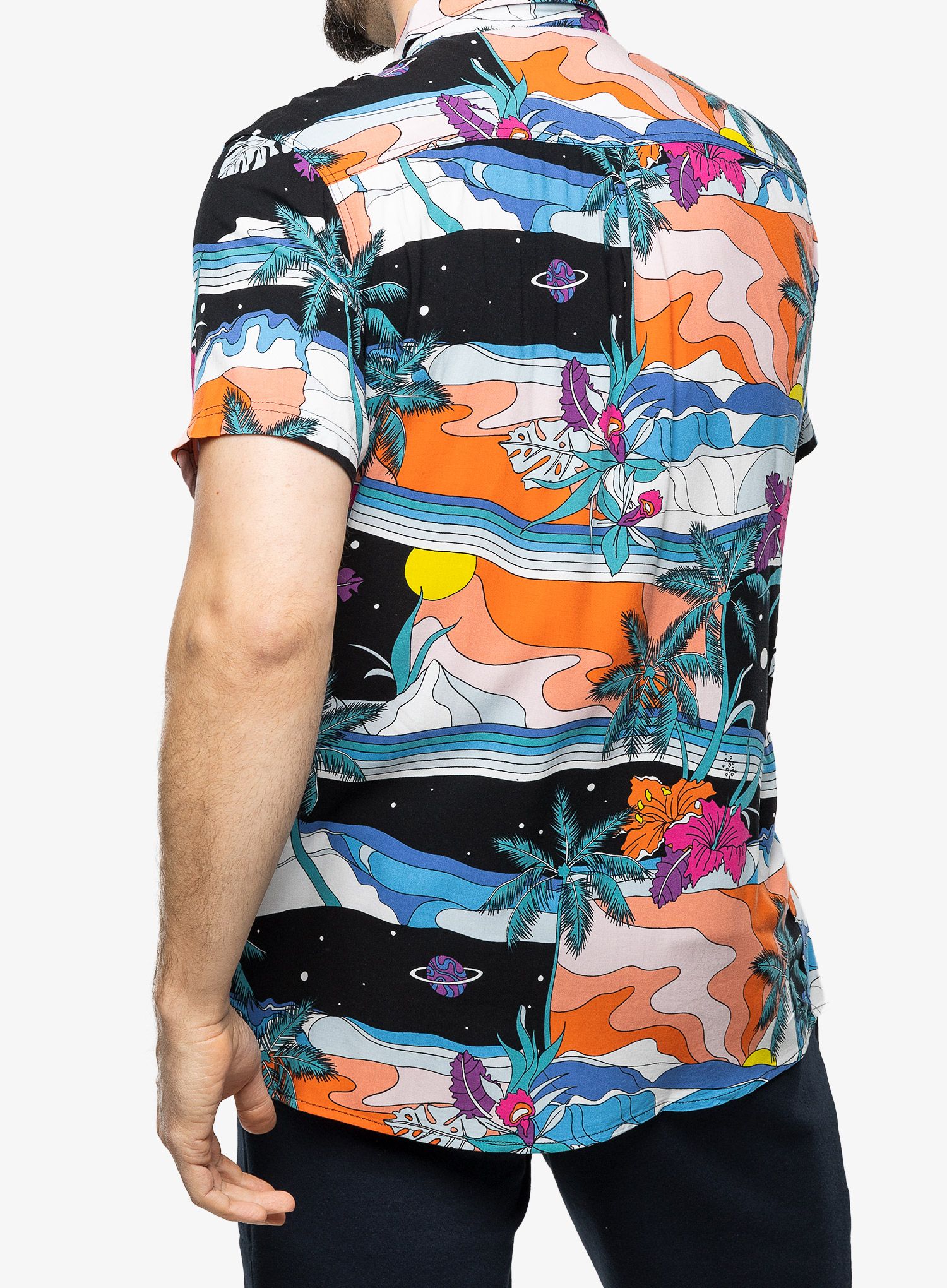 Сорочка Rip Curl Party Pack S/S Shirt - black