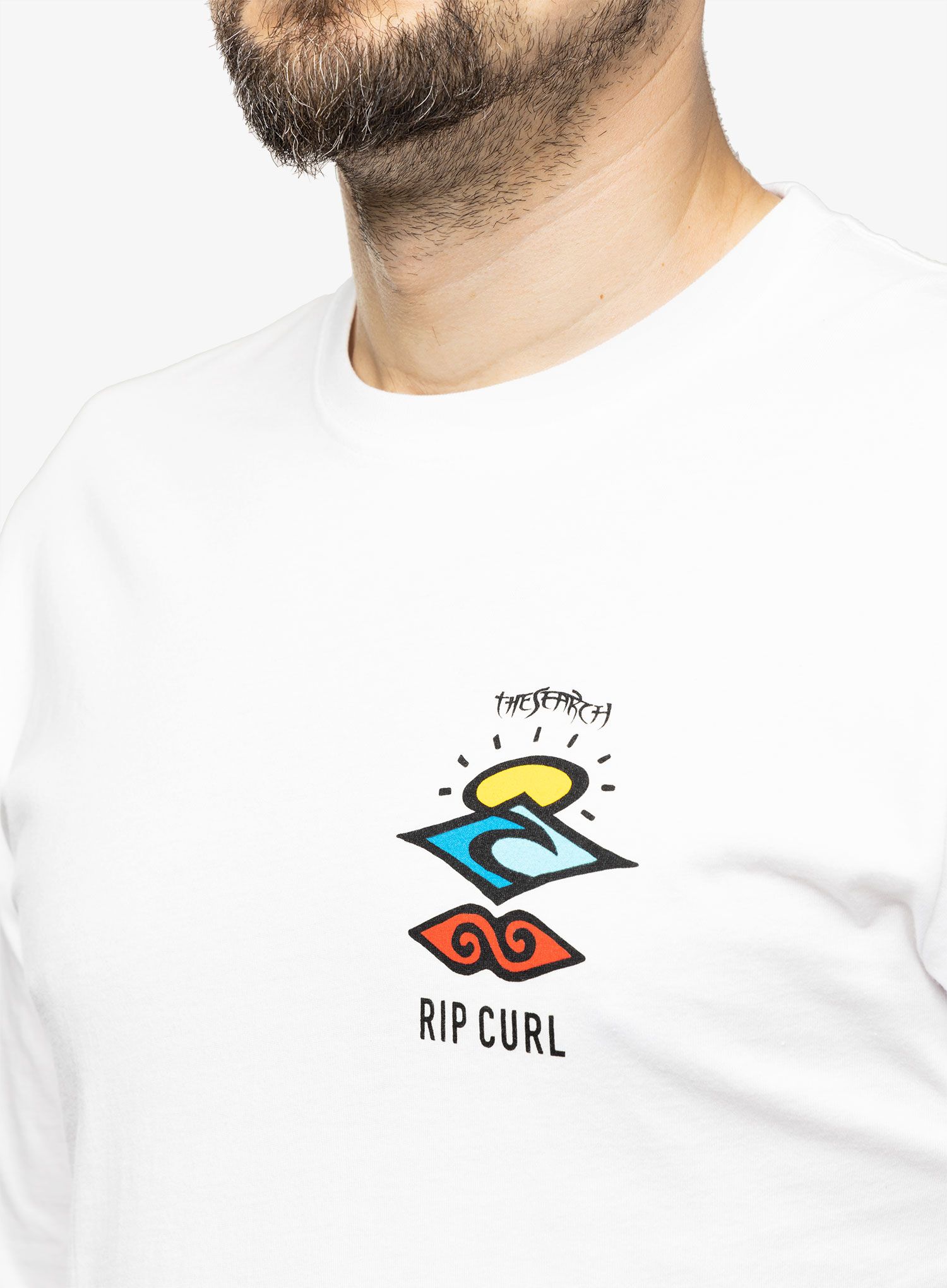 Лонгслів Rip Curl Search Icon L/S Tee - white