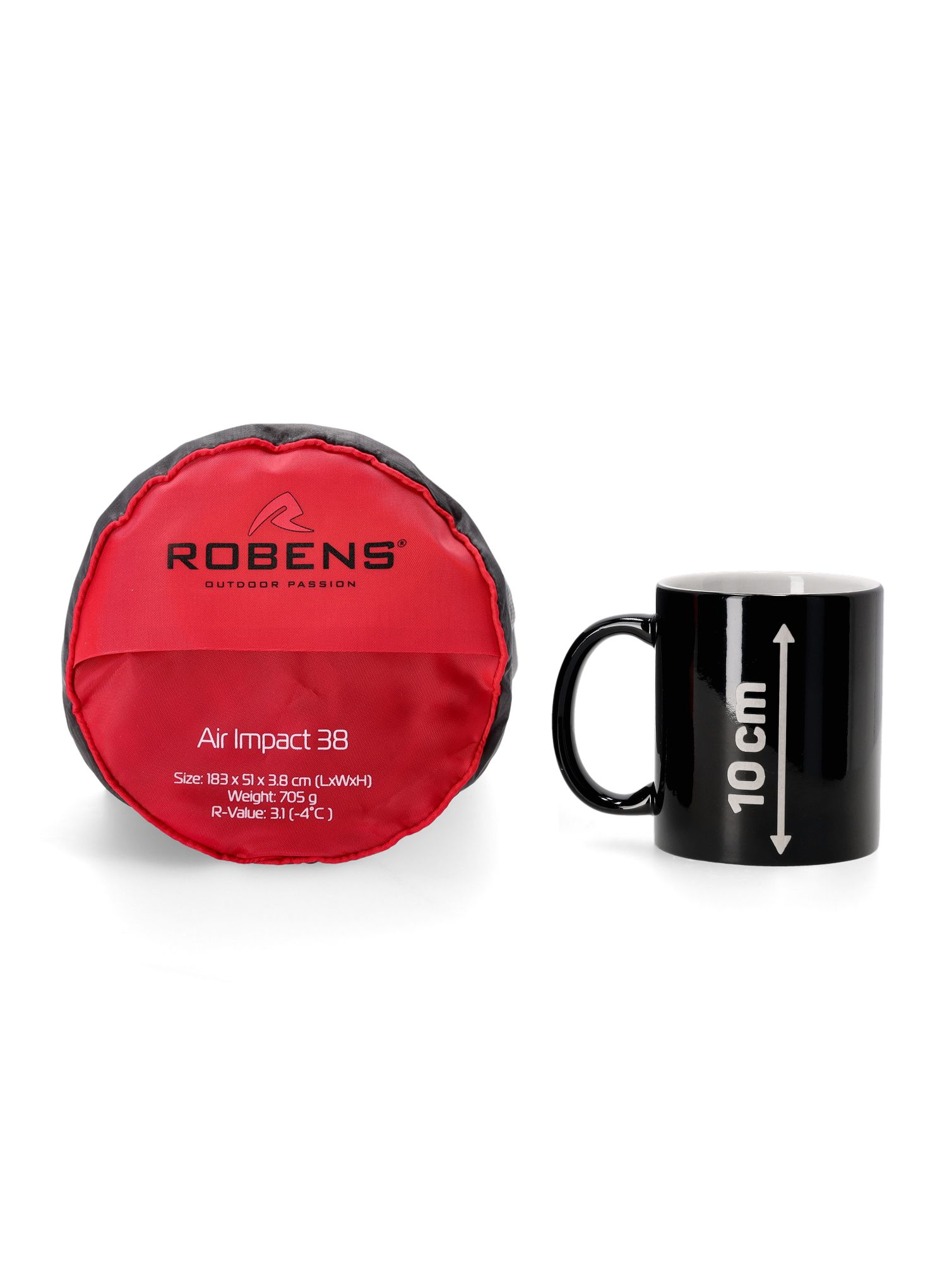 Килимок самонадувний Robens Air Impact 38 Regular