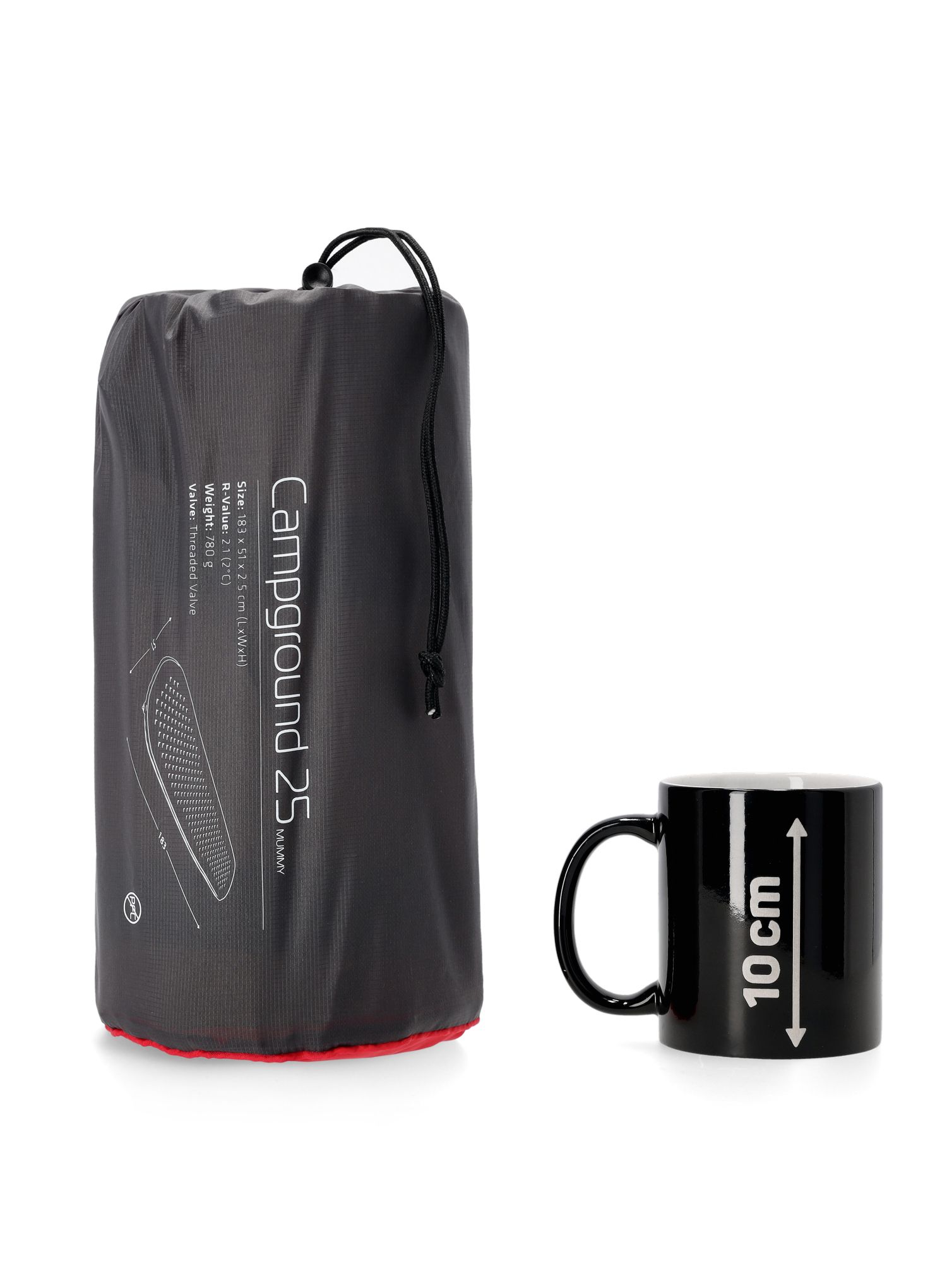 Килимок самонадувний Robens Campground 25 Mummy