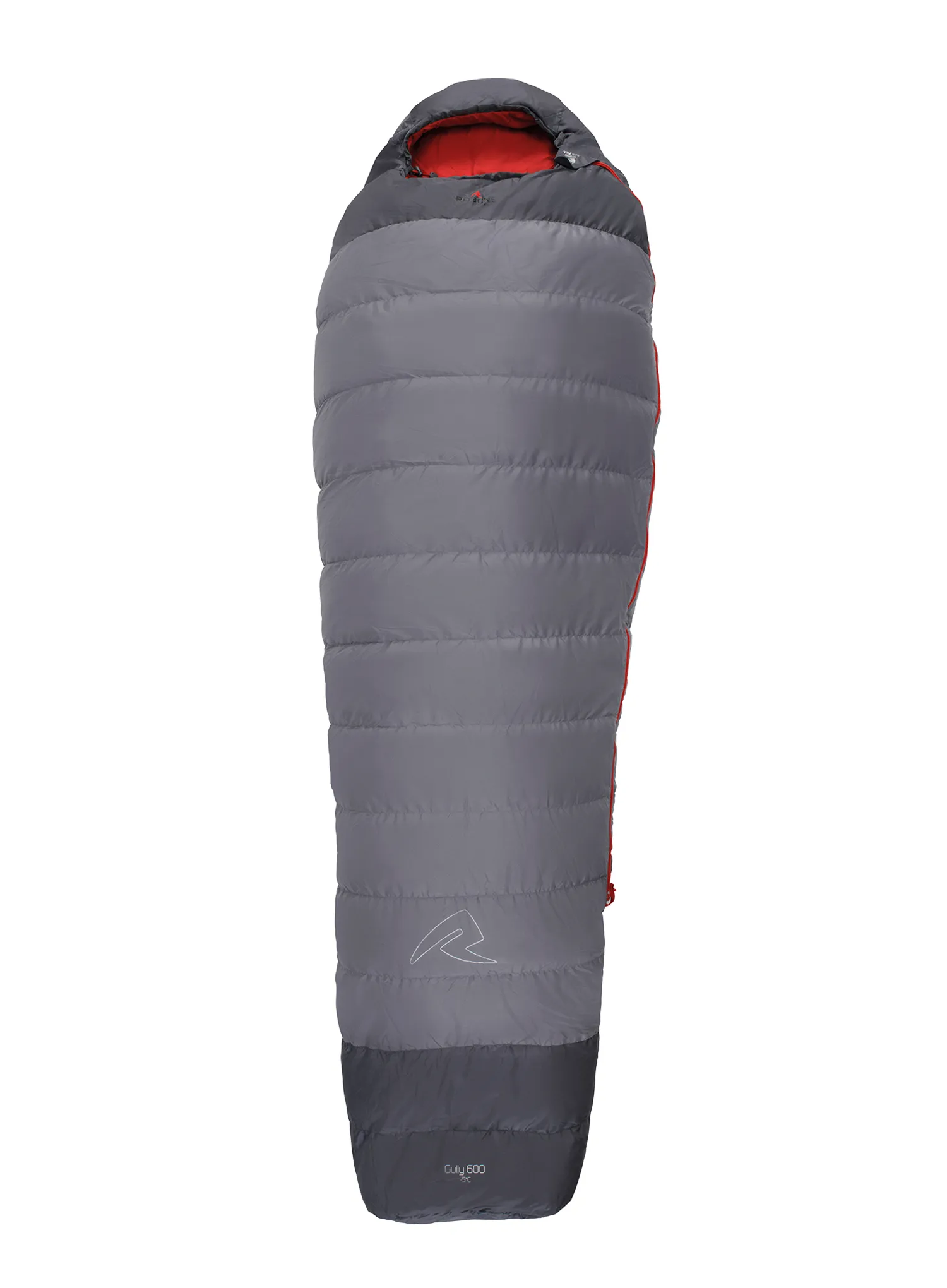 Спальний мішок пуховий Robens Gully 600 (195 cm) - gray
