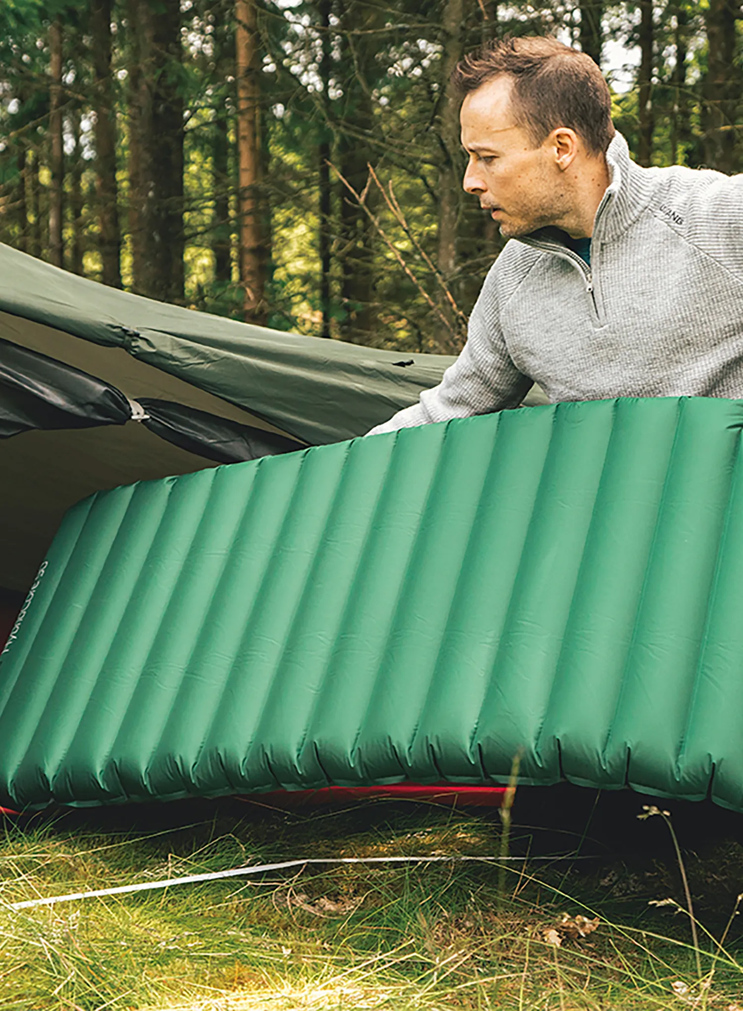 Килимок самонадувний Robens HybridCore 90 - green